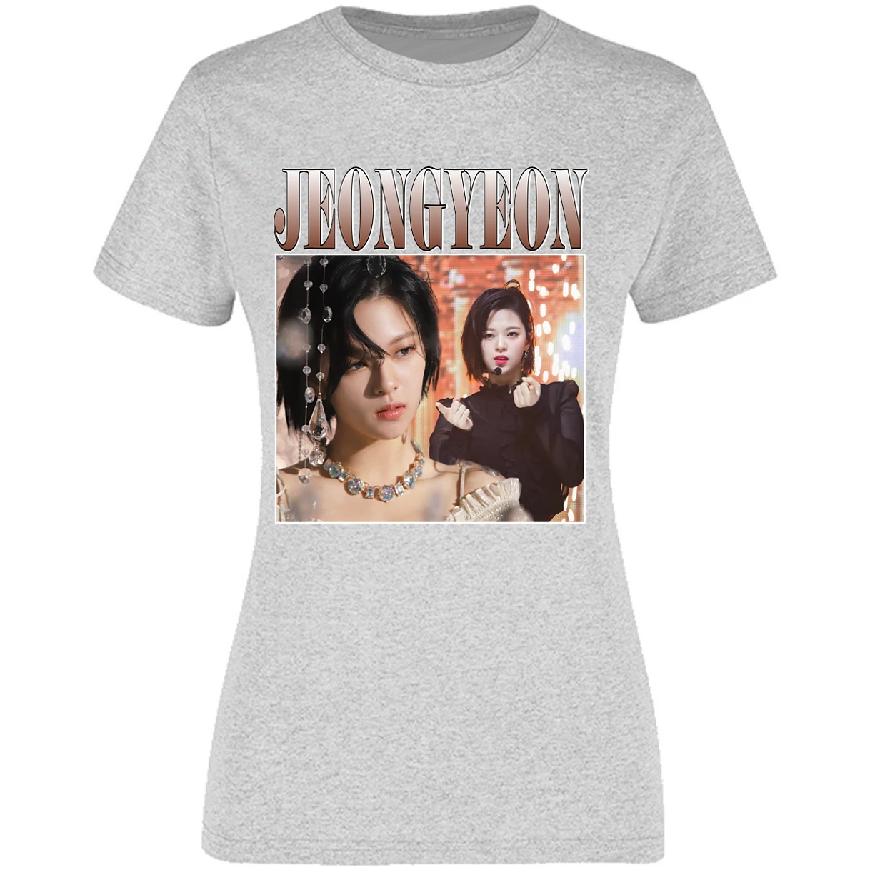 Blusa K Pop Jeongyeon Sublimation Blusa para Mujer 13