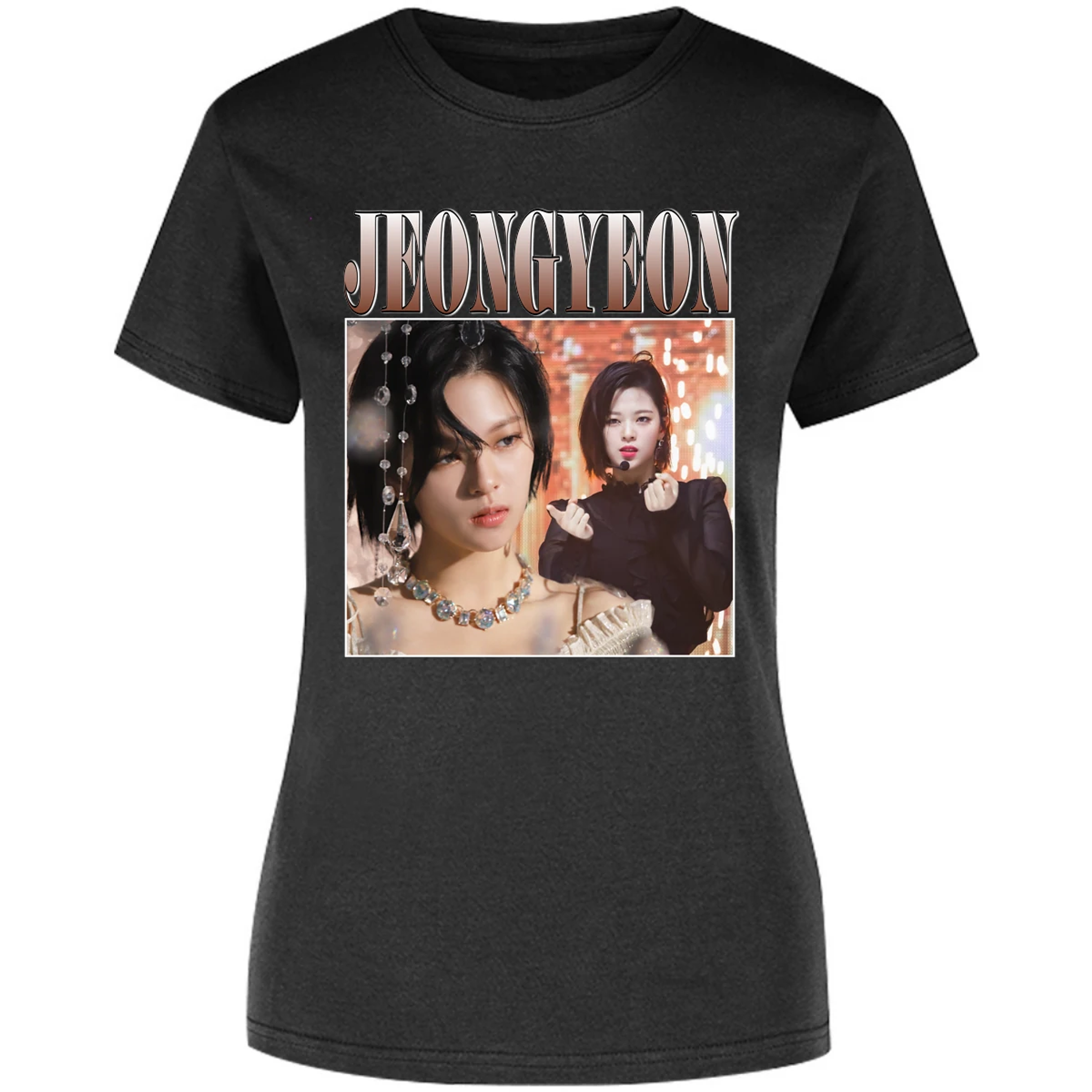 Blusa K Pop Jeongyeon Sublimation Blusa para Mujer 14