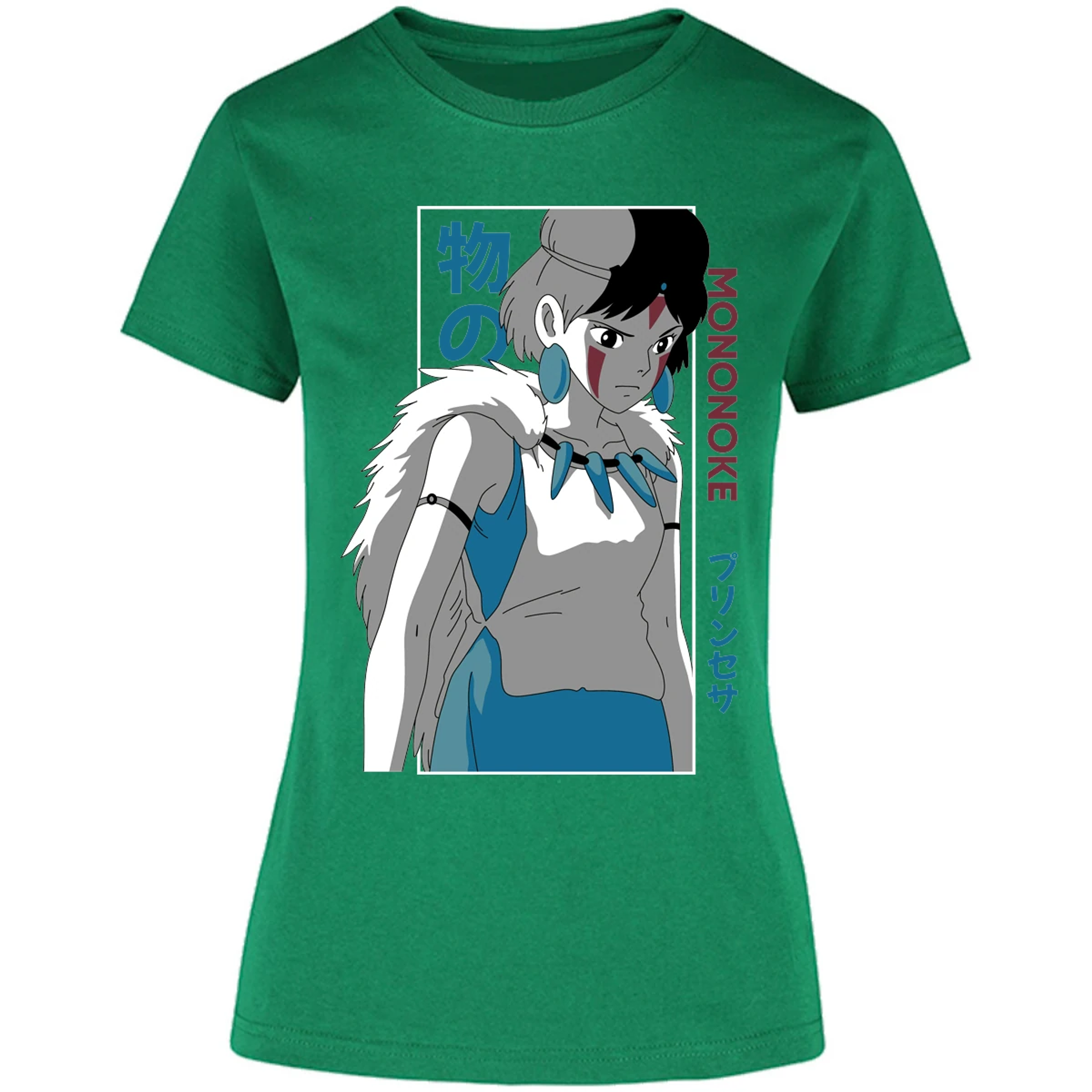 Blusa Ghibli Mononoke Anime Blusa para Mujer 3