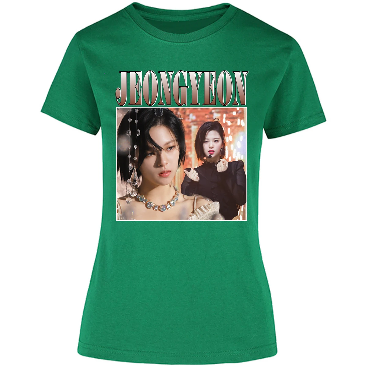 Blusa K Pop Jeongyeon Sublimation Blusa para Mujer 17