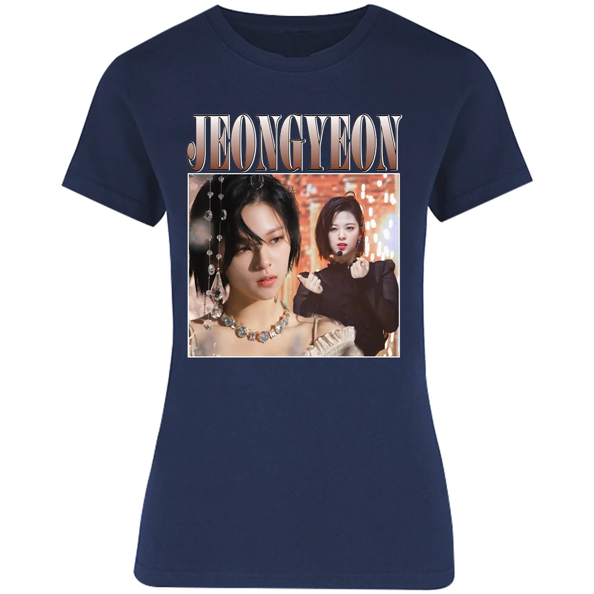 Blusa K Pop Jeongyeon Sublimation Blusa para Mujer 4
