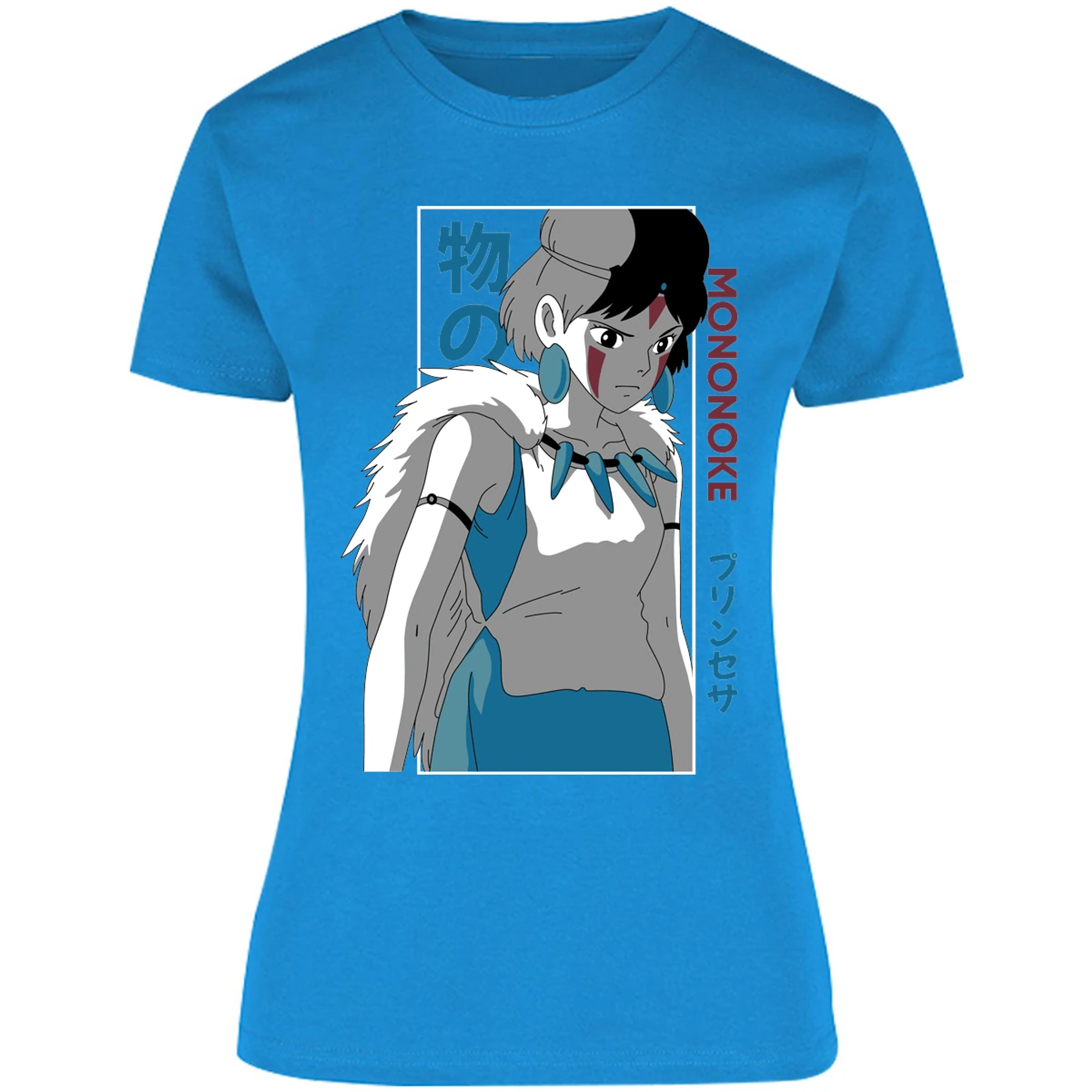 Blusa Ghibli Mononoke Anime Blusa para Mujer 2