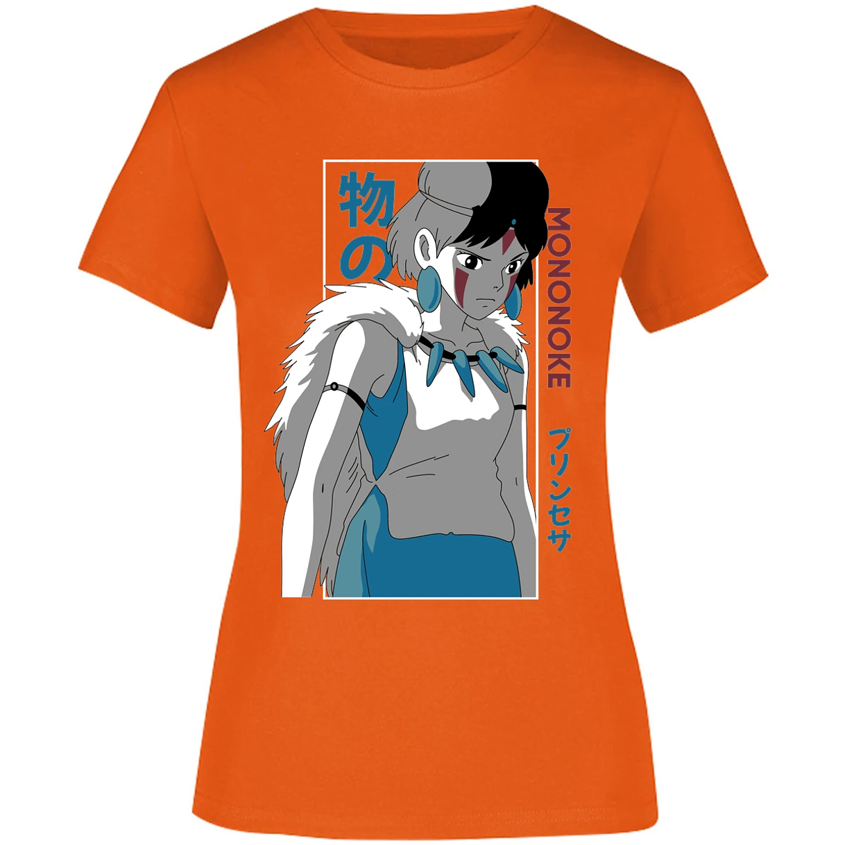 Blusa Ghibli Mononoke Anime Blusa para Mujer 6