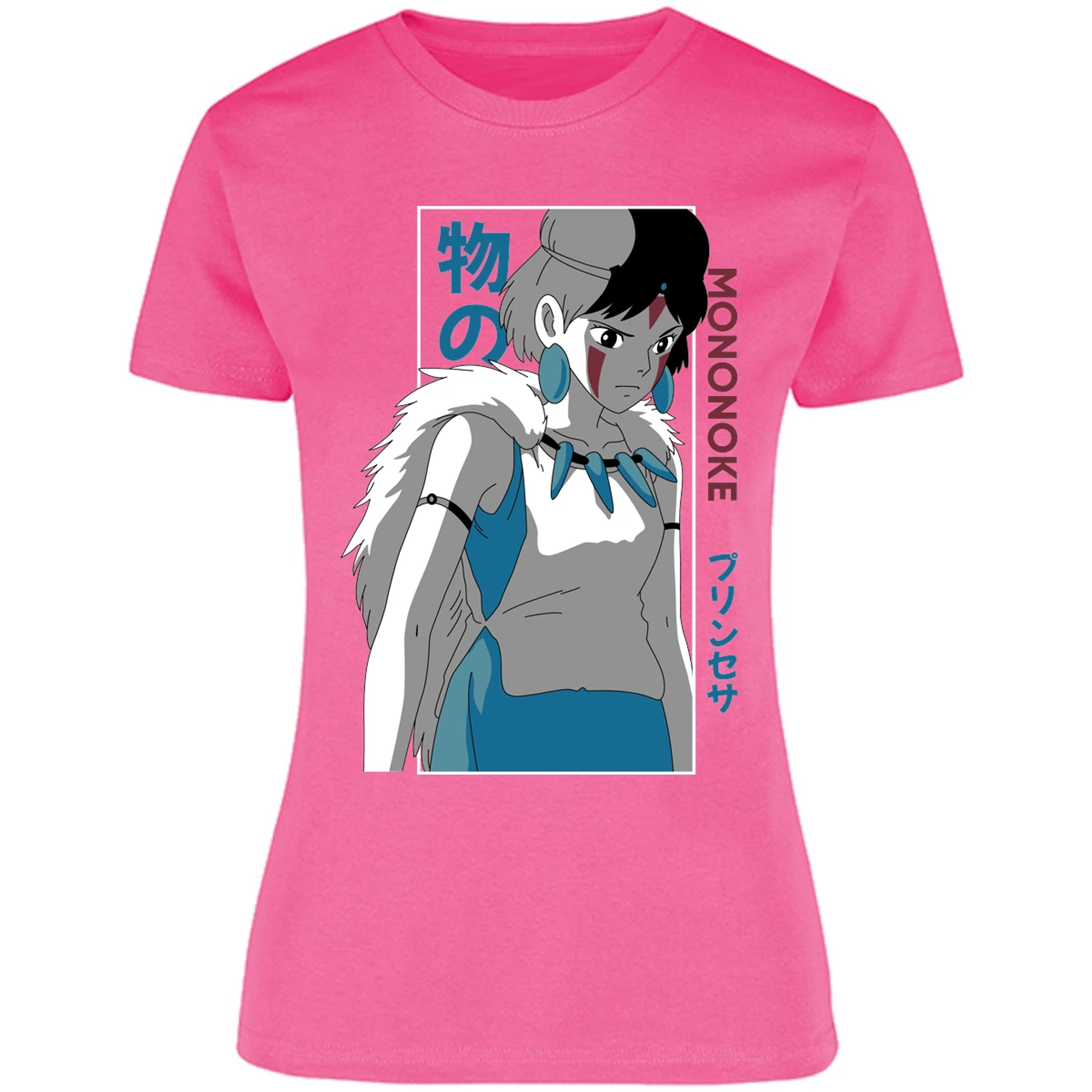 Blusa Ghibli Mononoke Anime Blusa para Mujer 7