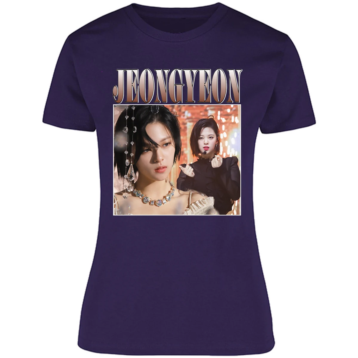 Blusa K Pop Jeongyeon Sublimation Blusa para Mujer 15