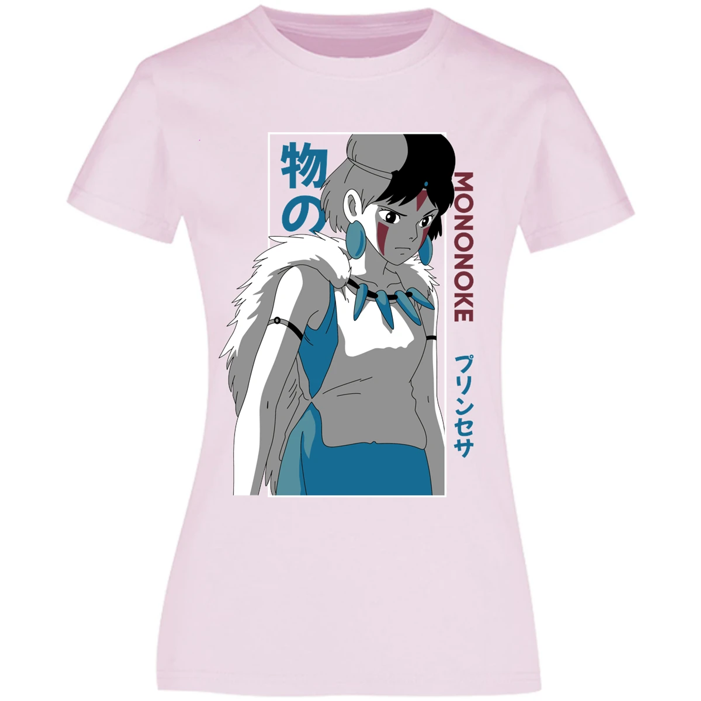 Blusa Ghibli Mononoke Anime Blusa para Mujer 13