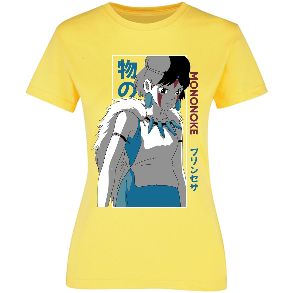 Blusa Ghibli Mononoke Anime Blusa para Mujer 17