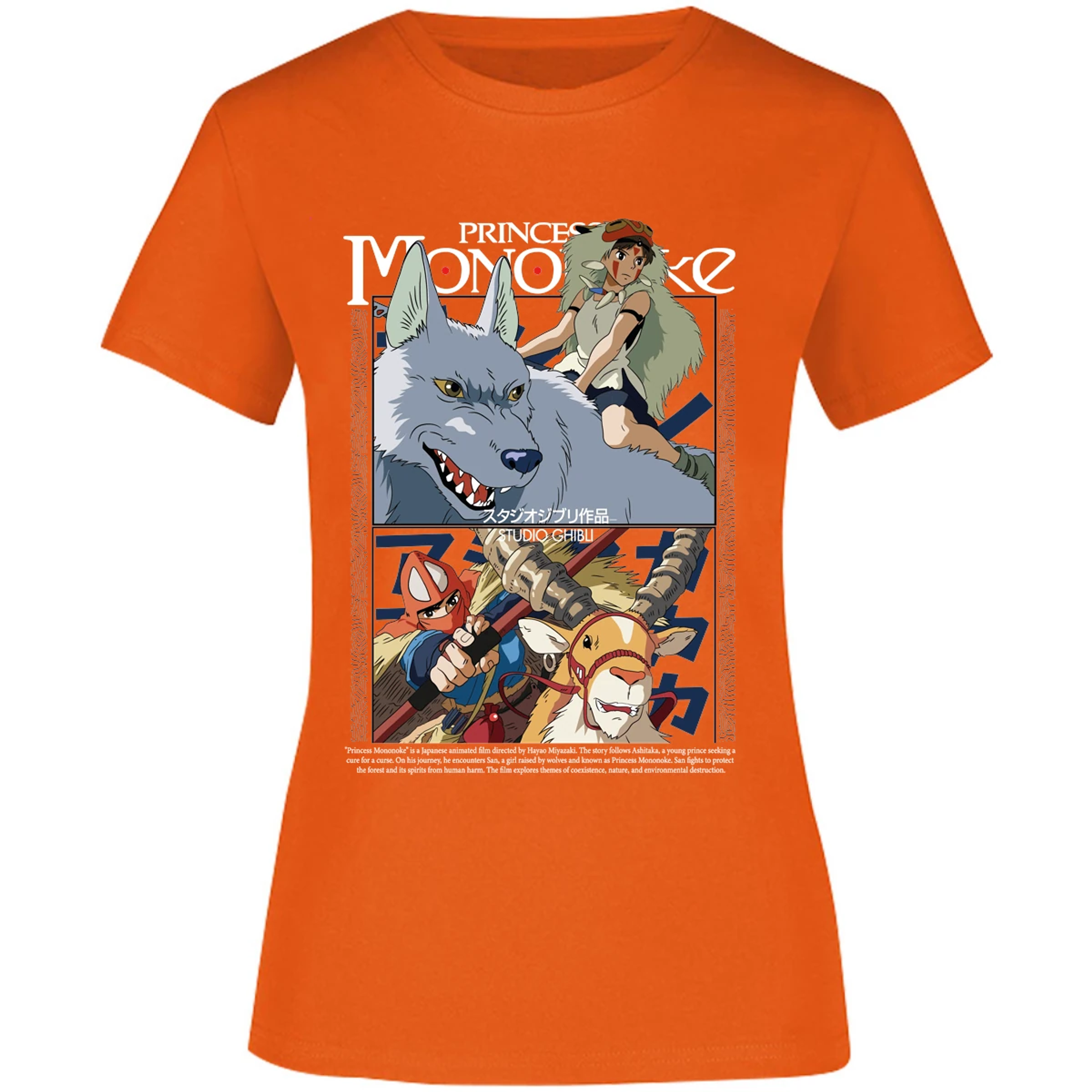 Blusa Ghibli Princesa Mononoke Blusa para Mujer 2