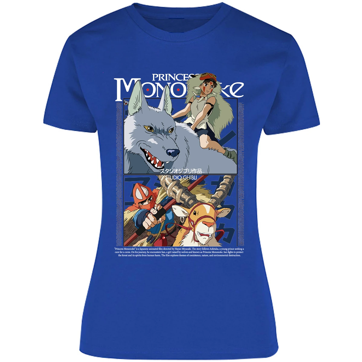 Blusa Ghibli Princesa Mononoke Blusa para Mujer 3