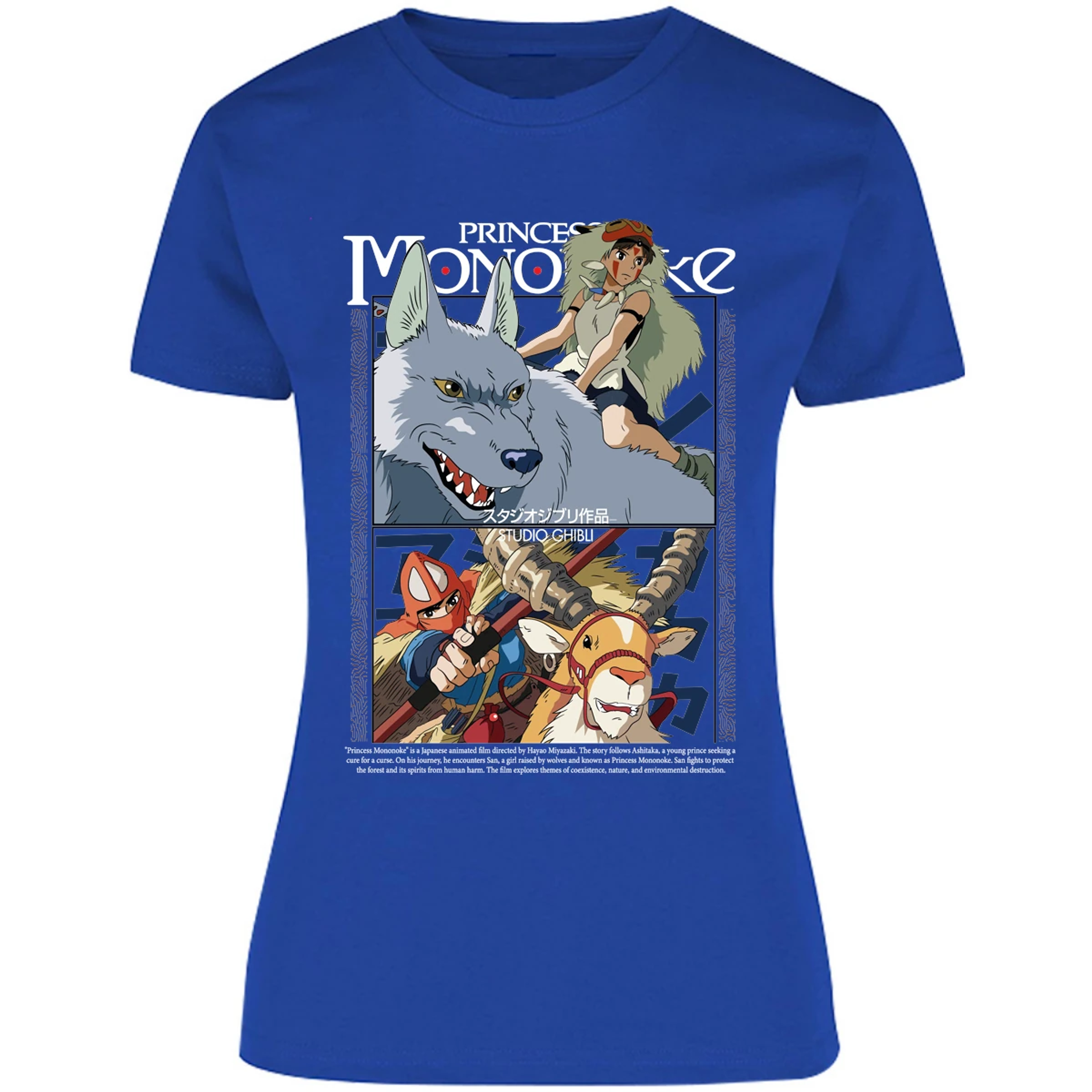 Blusa Ghibli Princesa Mononoke Blusa para Mujer 3