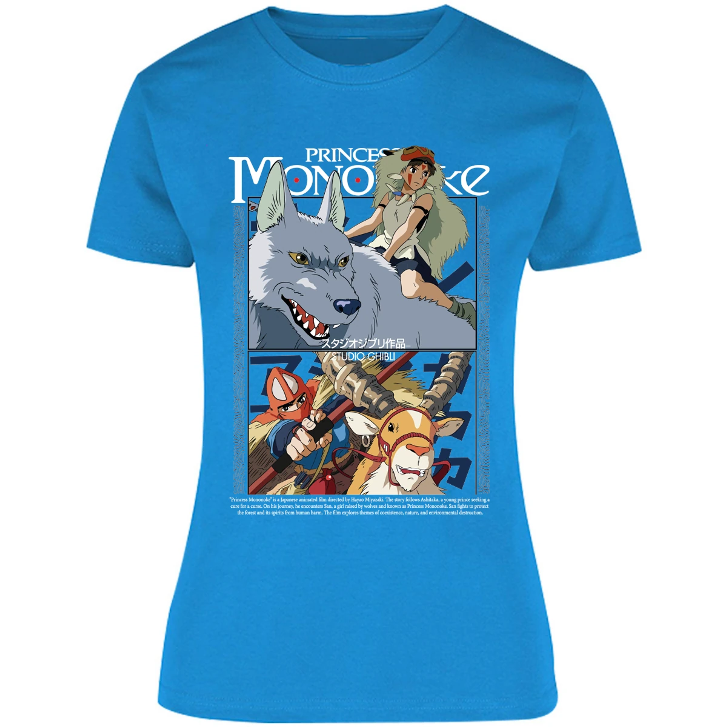 Blusa Ghibli Princesa Mononoke Blusa para Mujer 14