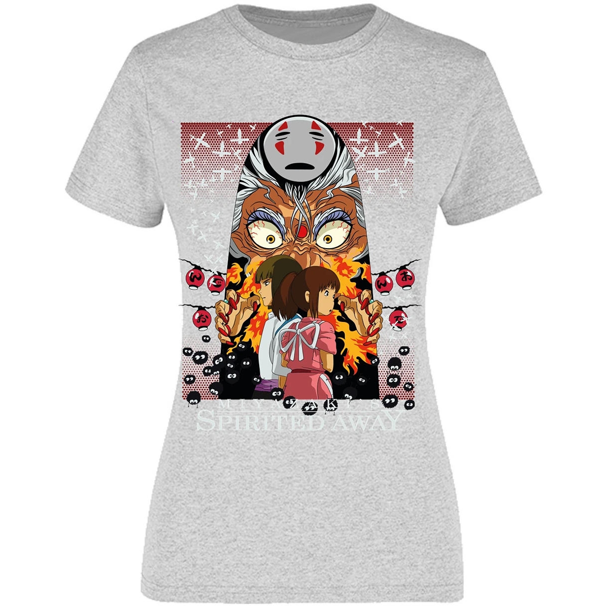 Blusa Ghibli Spirited Away Anime Blusa para Mujer 10