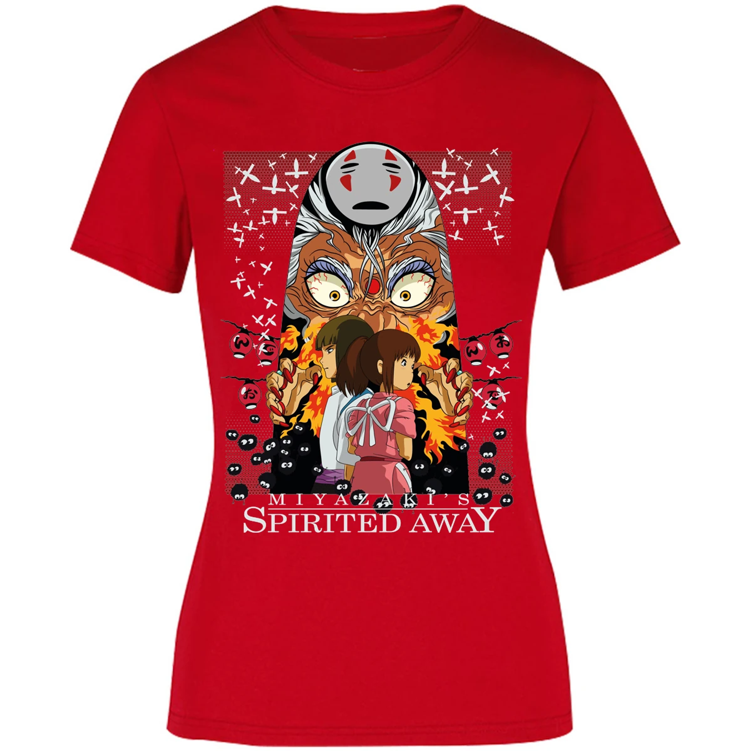 Blusa Ghibli Spirited Away Anime Blusa para Mujer 1