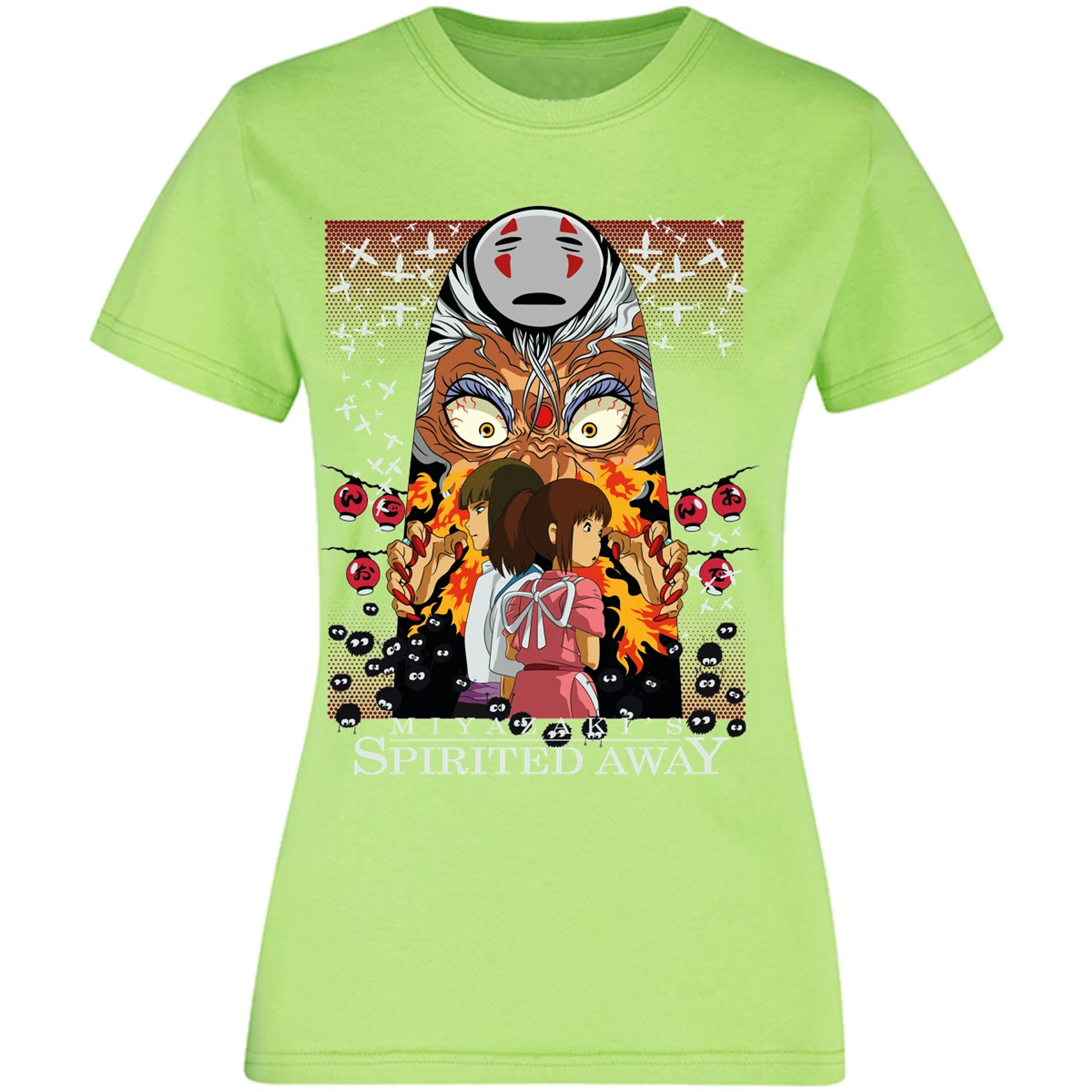 Blusa Ghibli Spirited Away Anime Blusa para Mujer 5