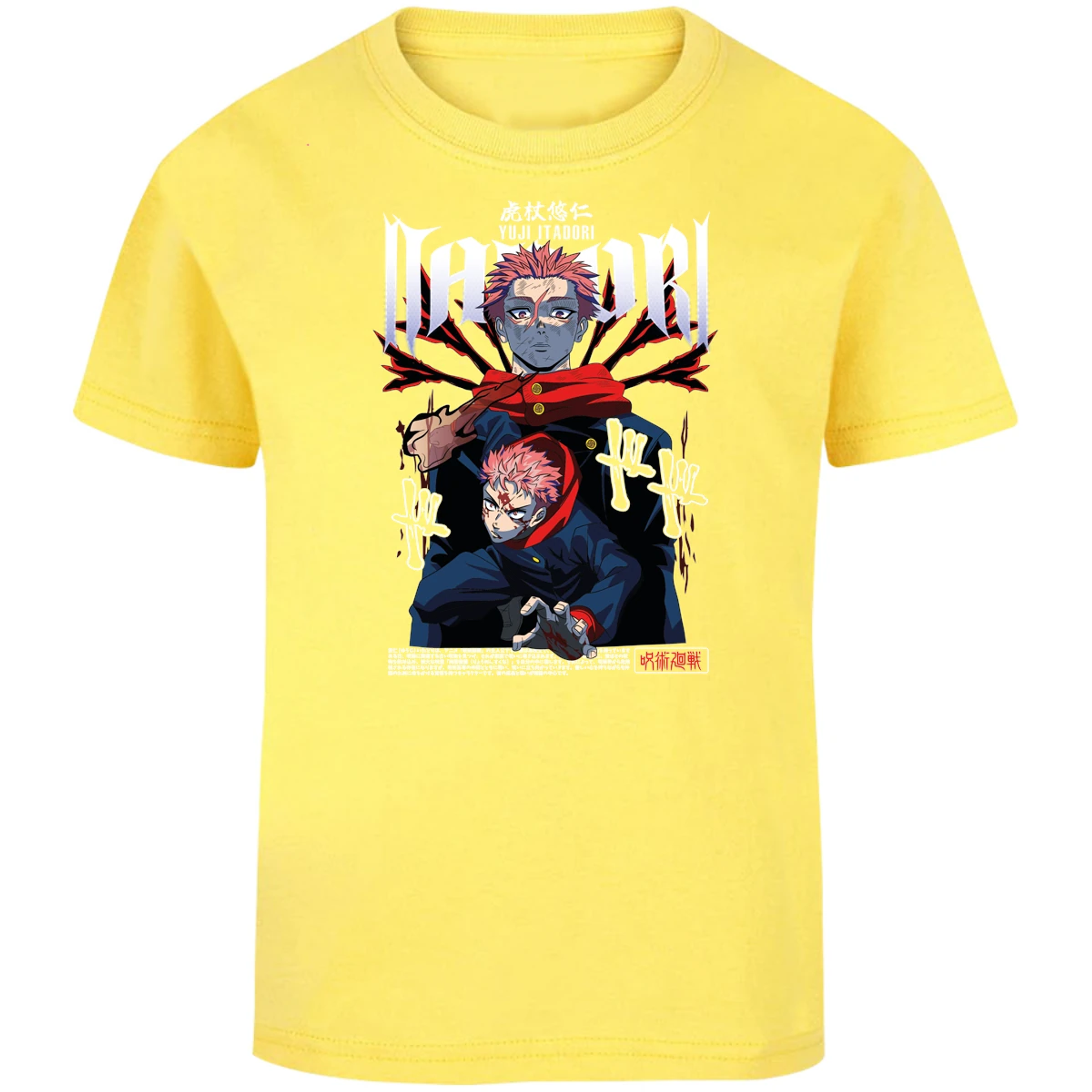 Playera Jujutsu Kaisen Yuji Itadori para Niño 17
