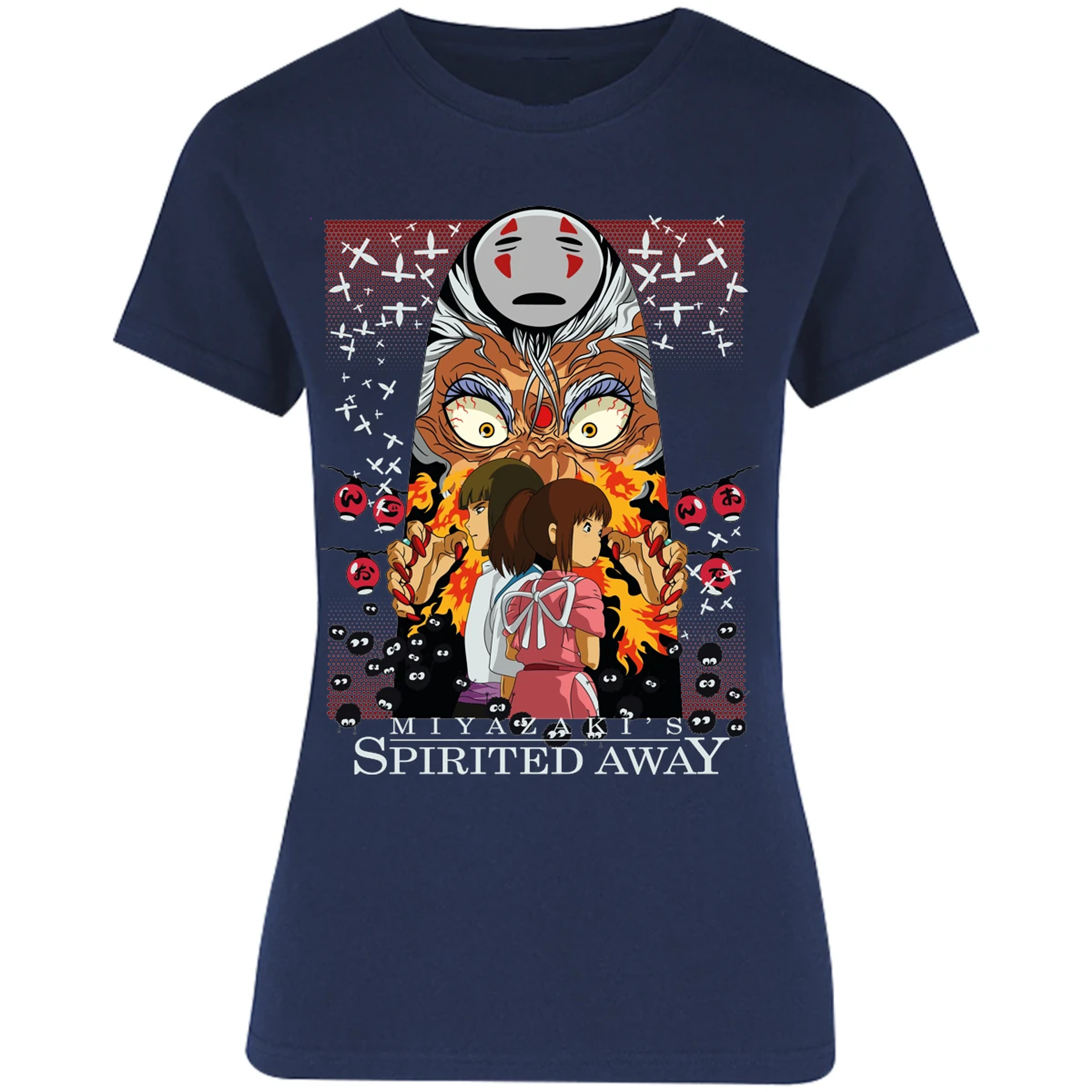 Blusa Ghibli Spirited Away Anime Blusa para Mujer 3