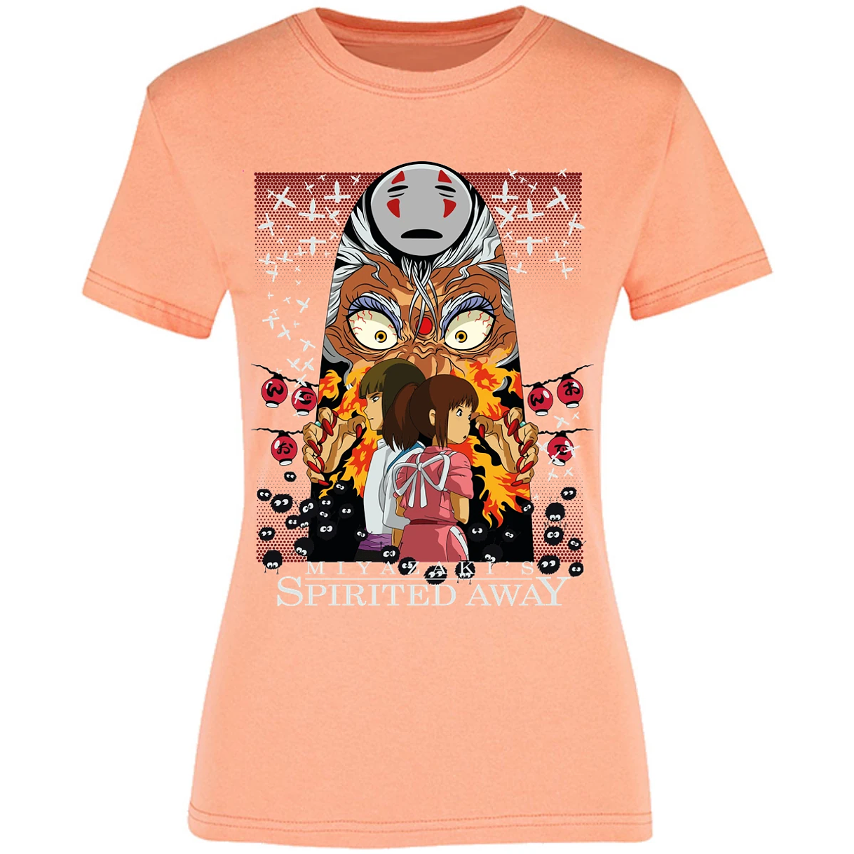 Blusa Ghibli Spirited Away Anime Blusa para Mujer 7
