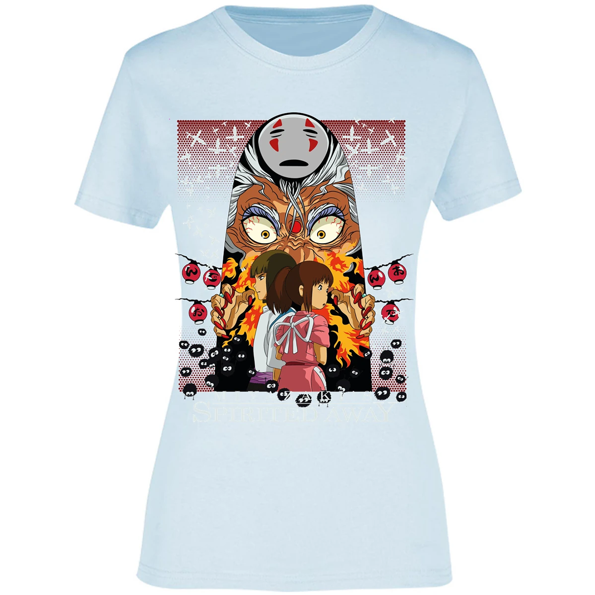 Blusa Ghibli Spirited Away Anime Blusa para Mujer 12