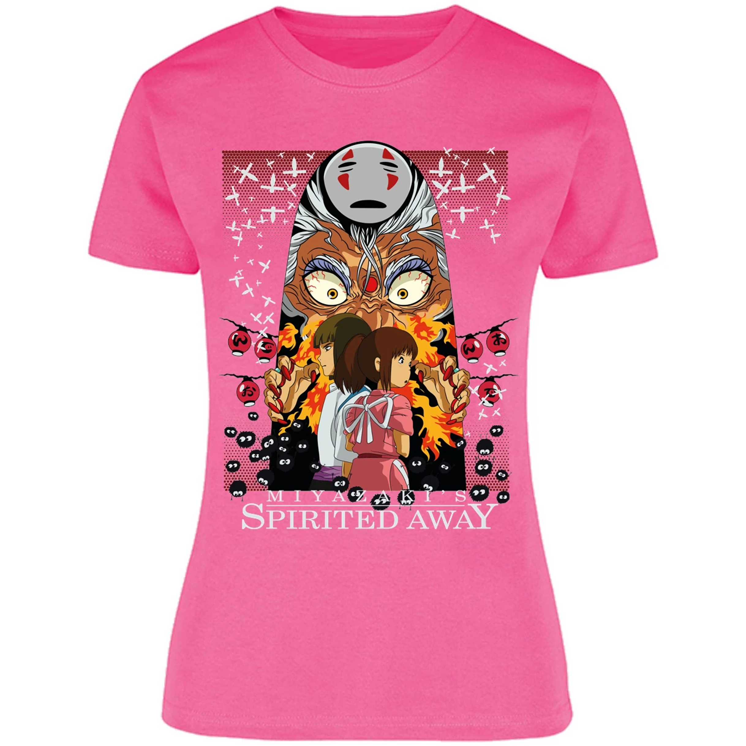 Blusa Ghibli Spirited Away Anime Blusa para Mujer 16