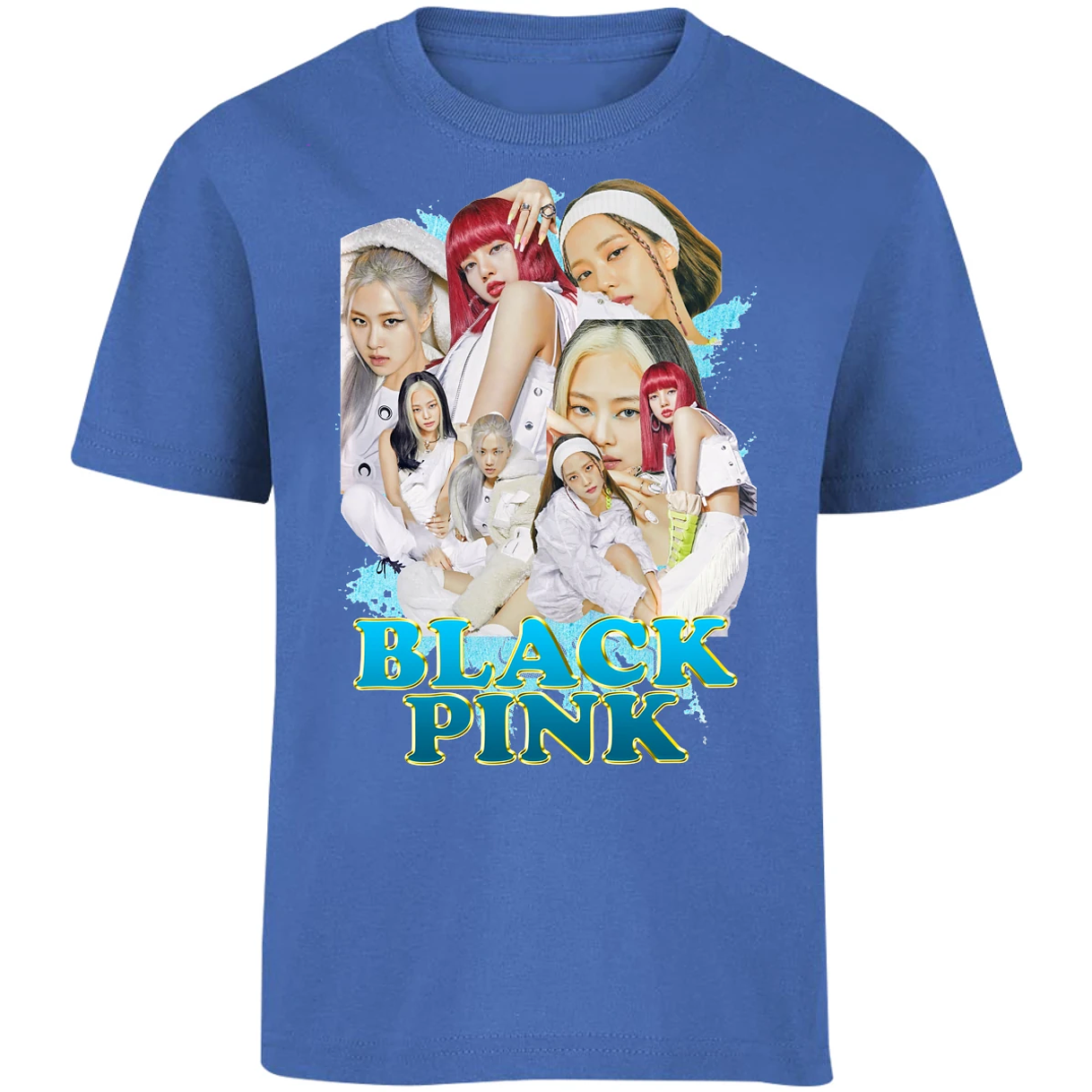 Playera K Pop Black Pink para Niño 12