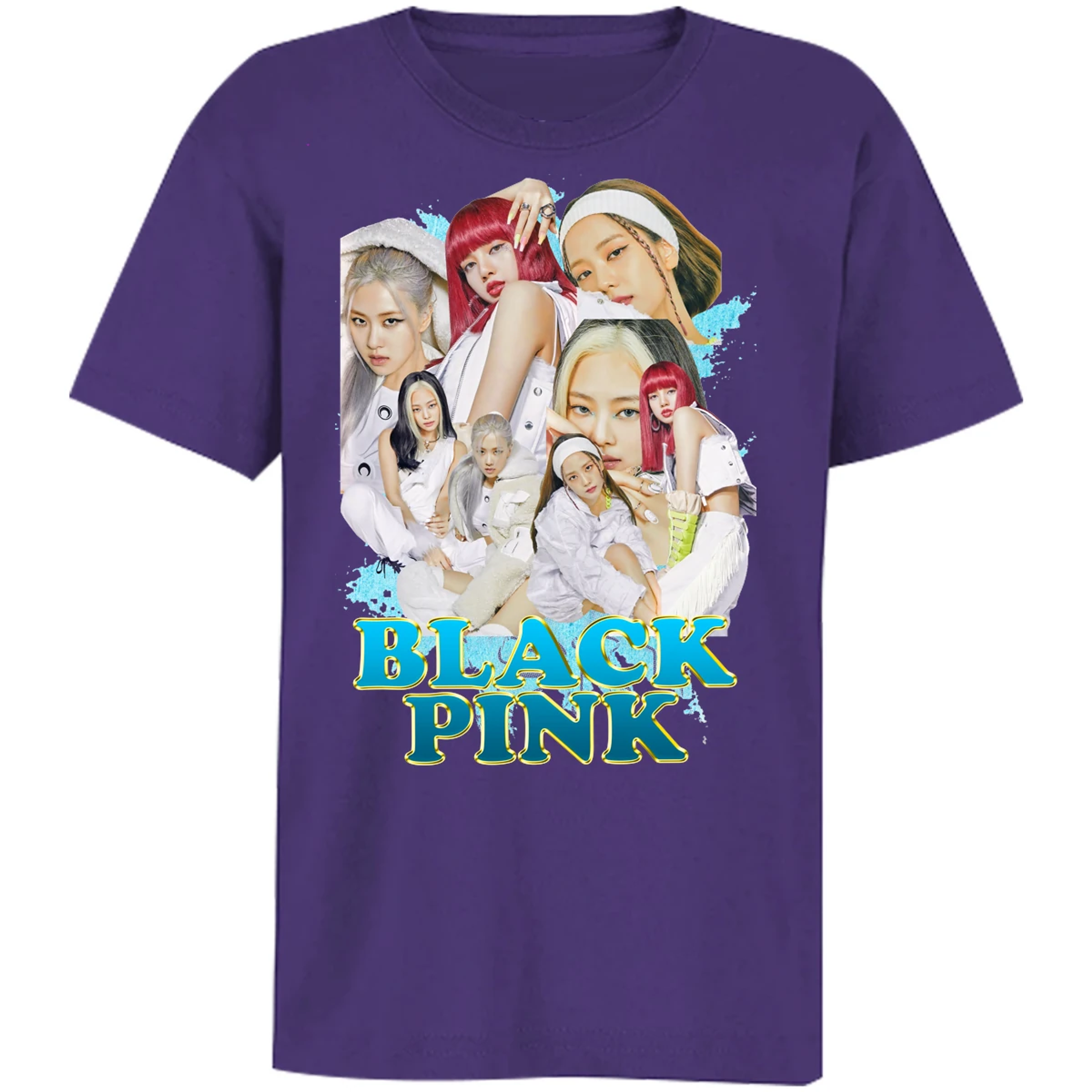Playera K Pop Black Pink para Niño 15