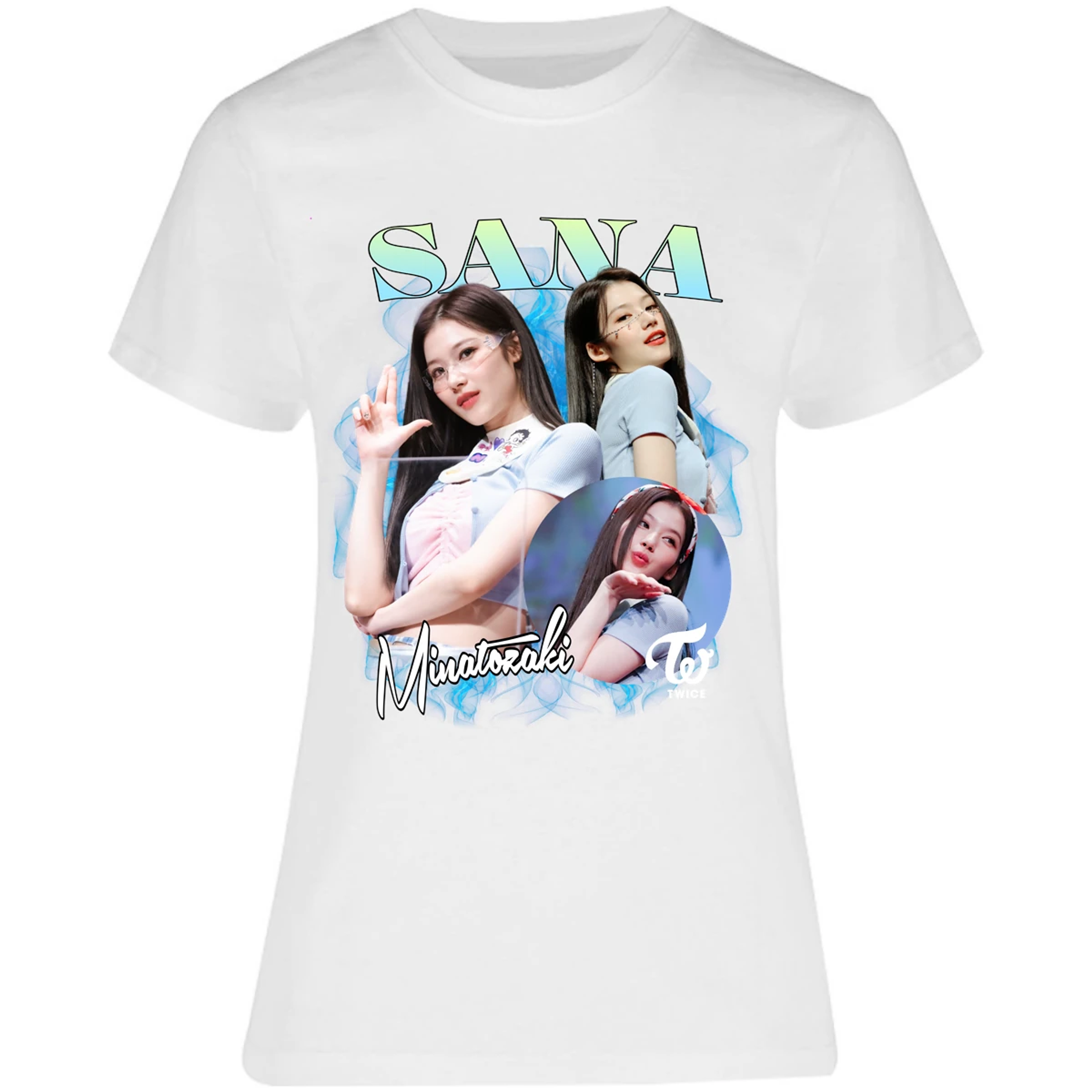 Blusa K Pop K Pop Sana Blusa para Mujer 16