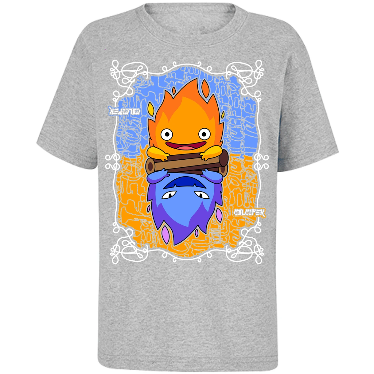 Playera Ghibli Calcifer Anime para Niño 14