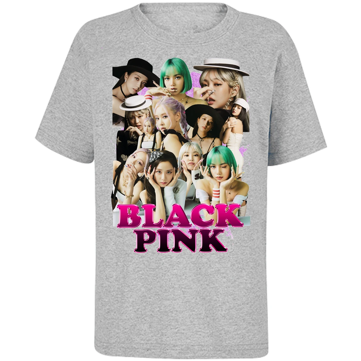Playera K Pop Black Pink Printable para Niño 6