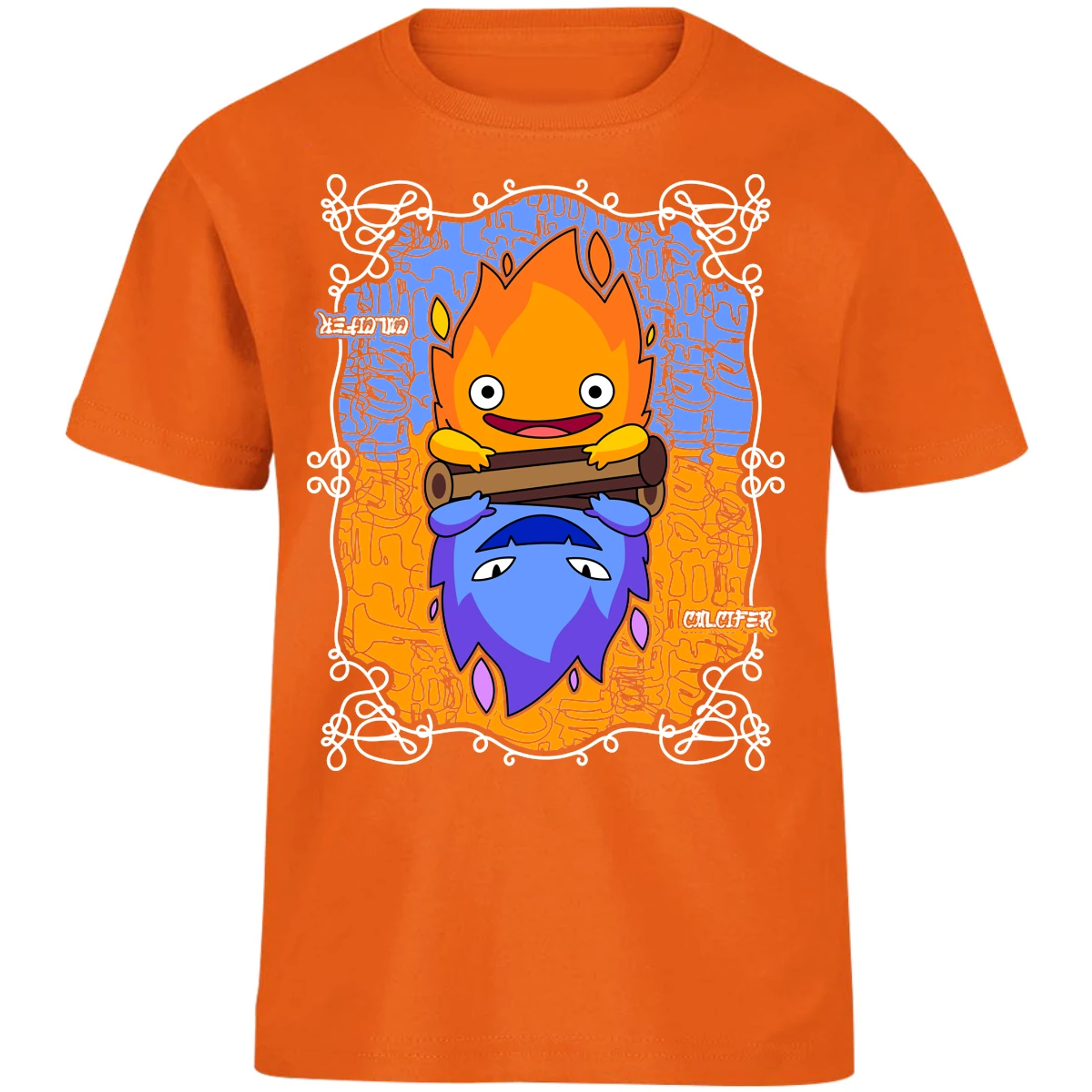 Playera Ghibli Calcifer Anime para Niño 5