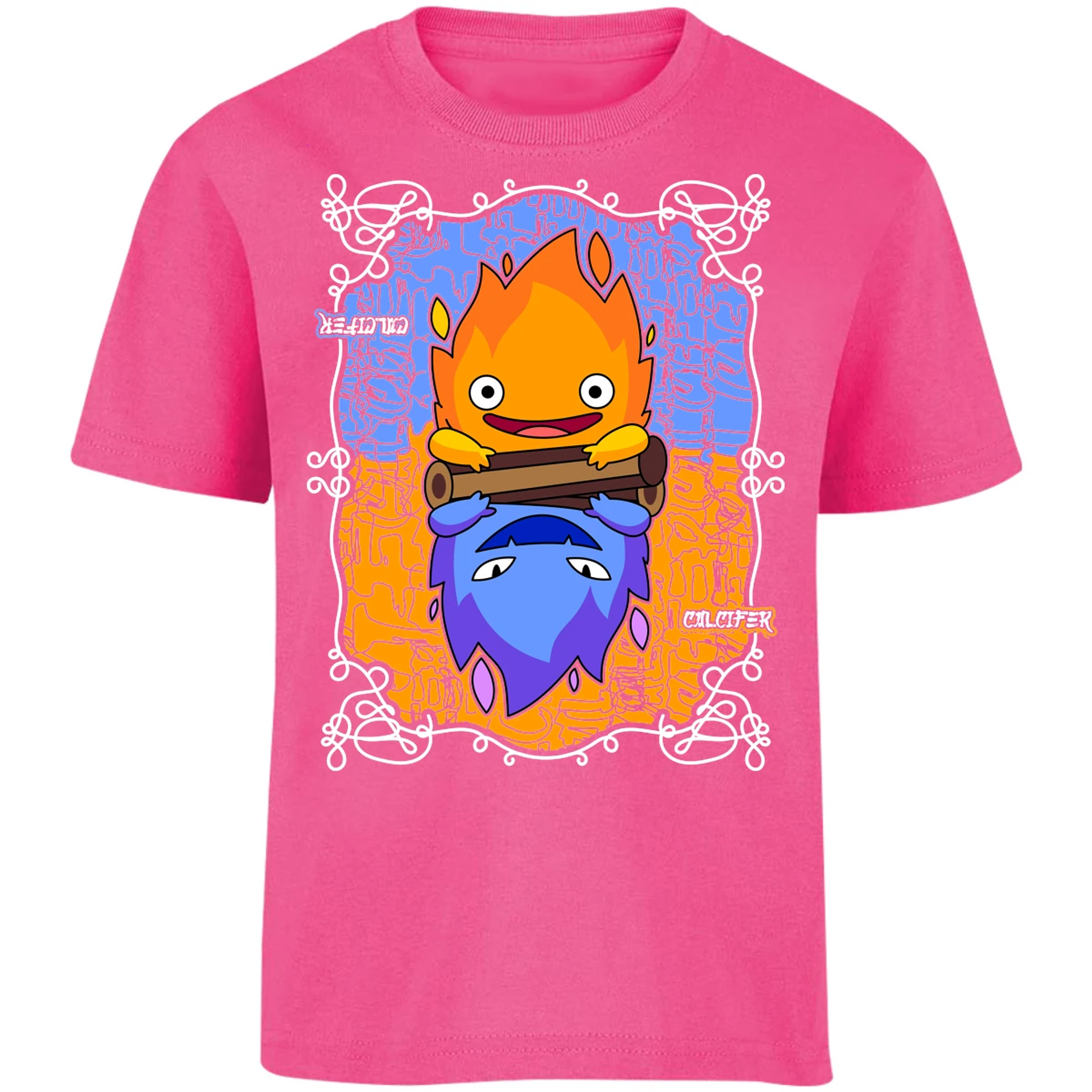 Playera Ghibli Calcifer Anime para Niño 3