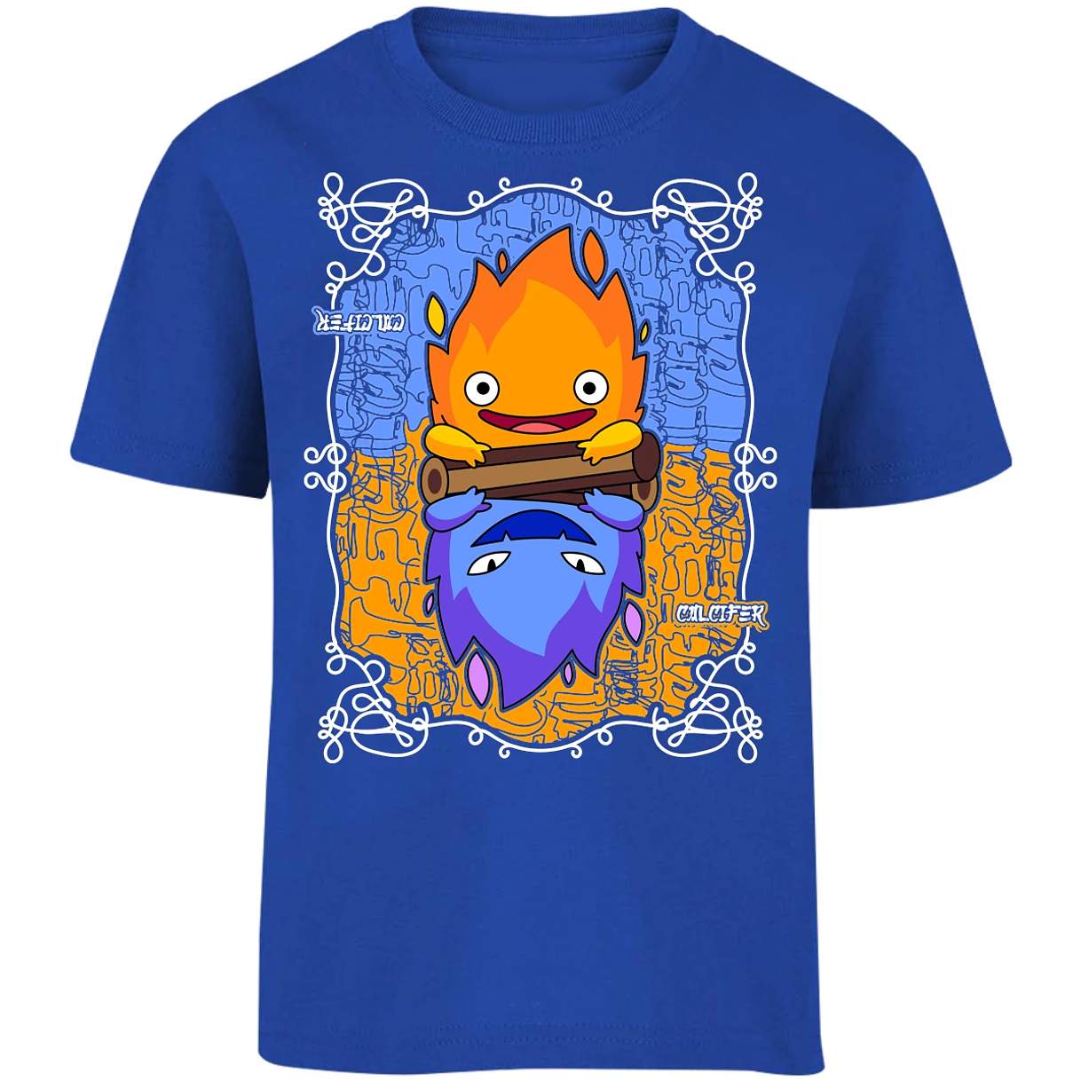Playera Ghibli Calcifer Anime para Niño 6