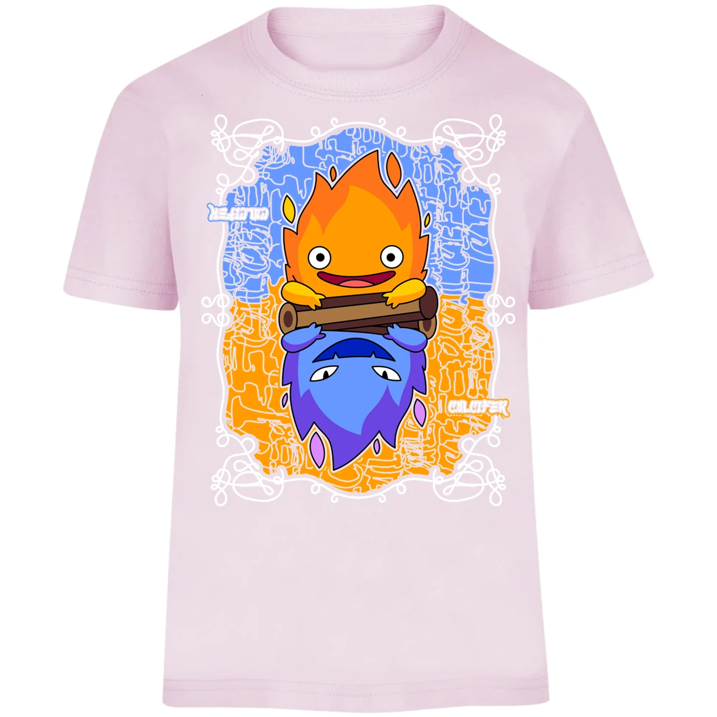 Playera Ghibli Calcifer Anime para Niño 7