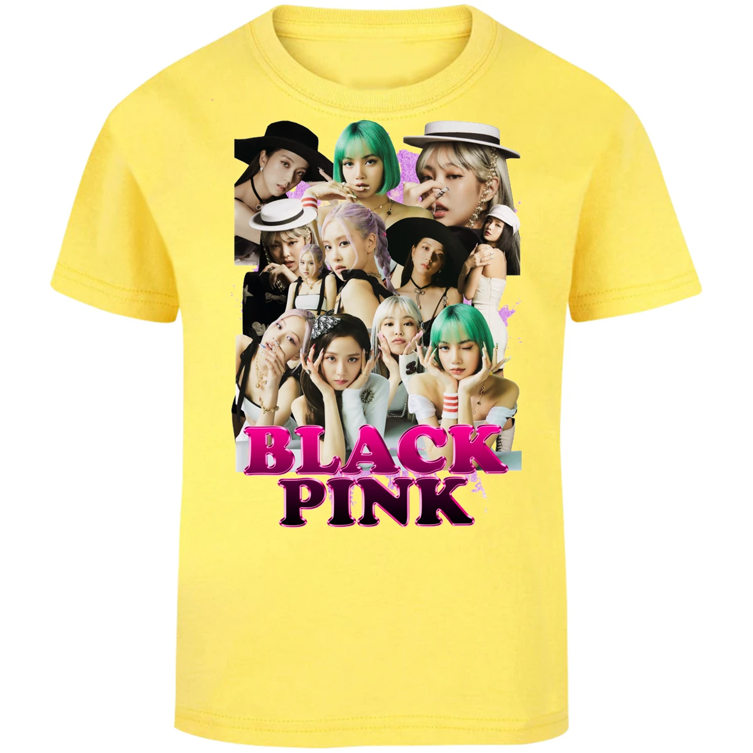 Playera K Pop Black Pink Printable para Niño 14