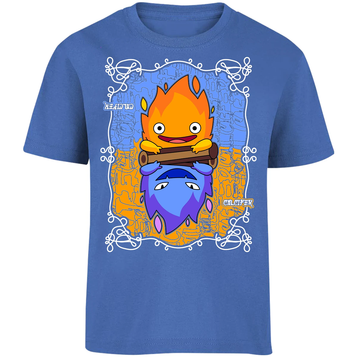 Playera Ghibli Calcifer Anime para Niño 15