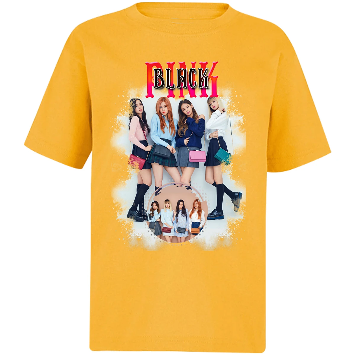 Playera K Pop Black Pink Sublimation para Niño 11