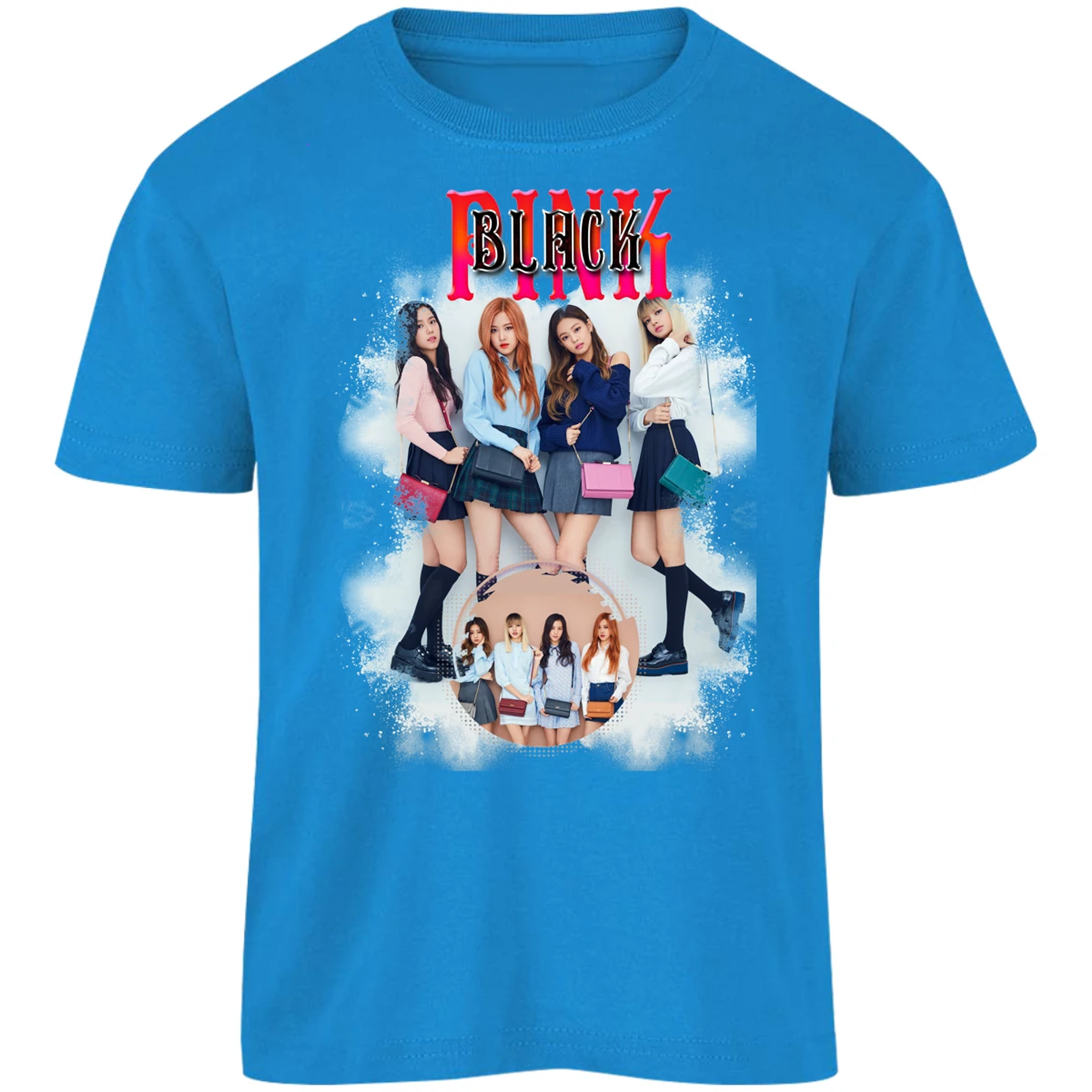 Playera K Pop Black Pink Sublimation para Niño 6