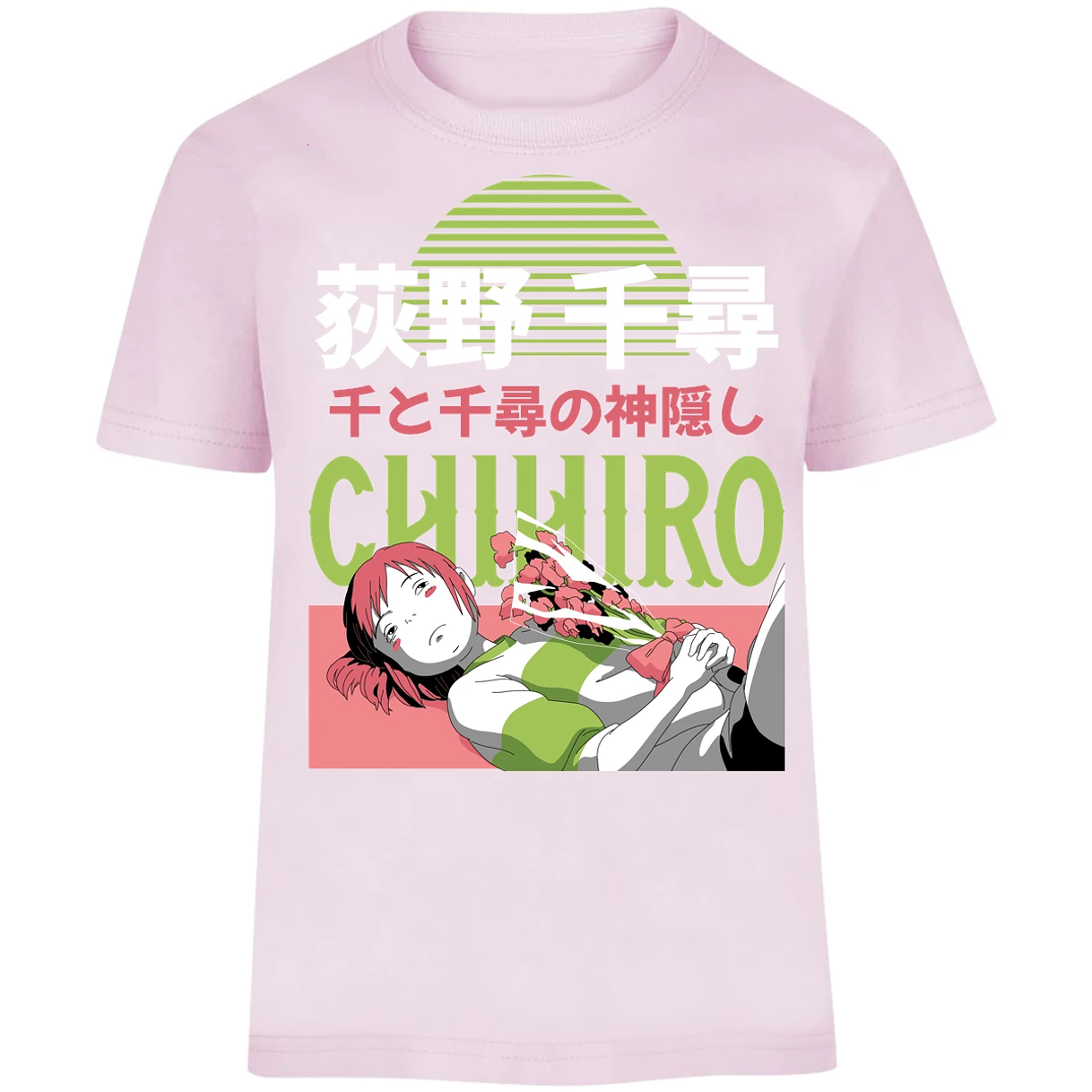 Playera Ghibli Chihiro Anime para Niño 14