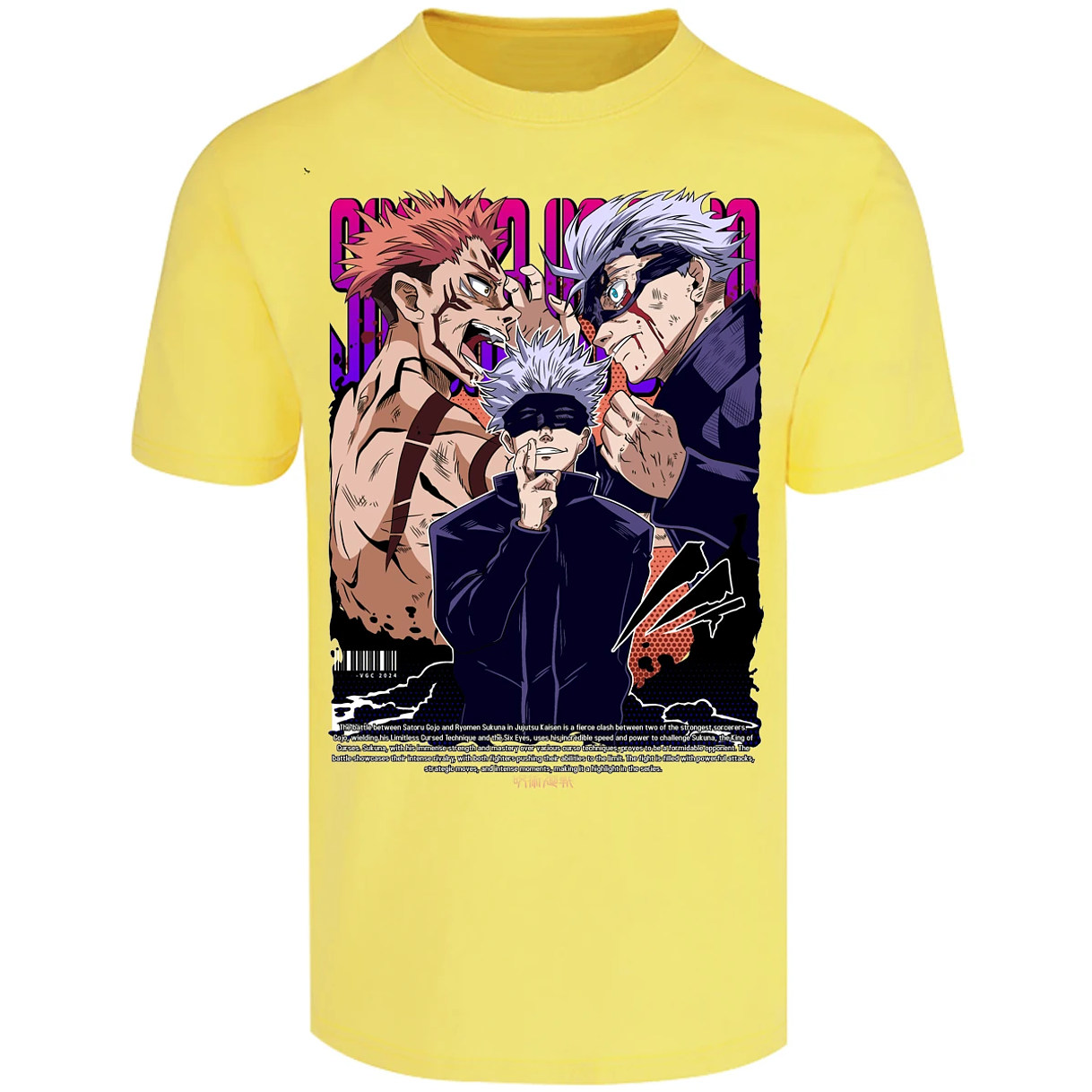 Playera Jujutsu Kaisen Anime Gojo Sukuna para Adulto 13