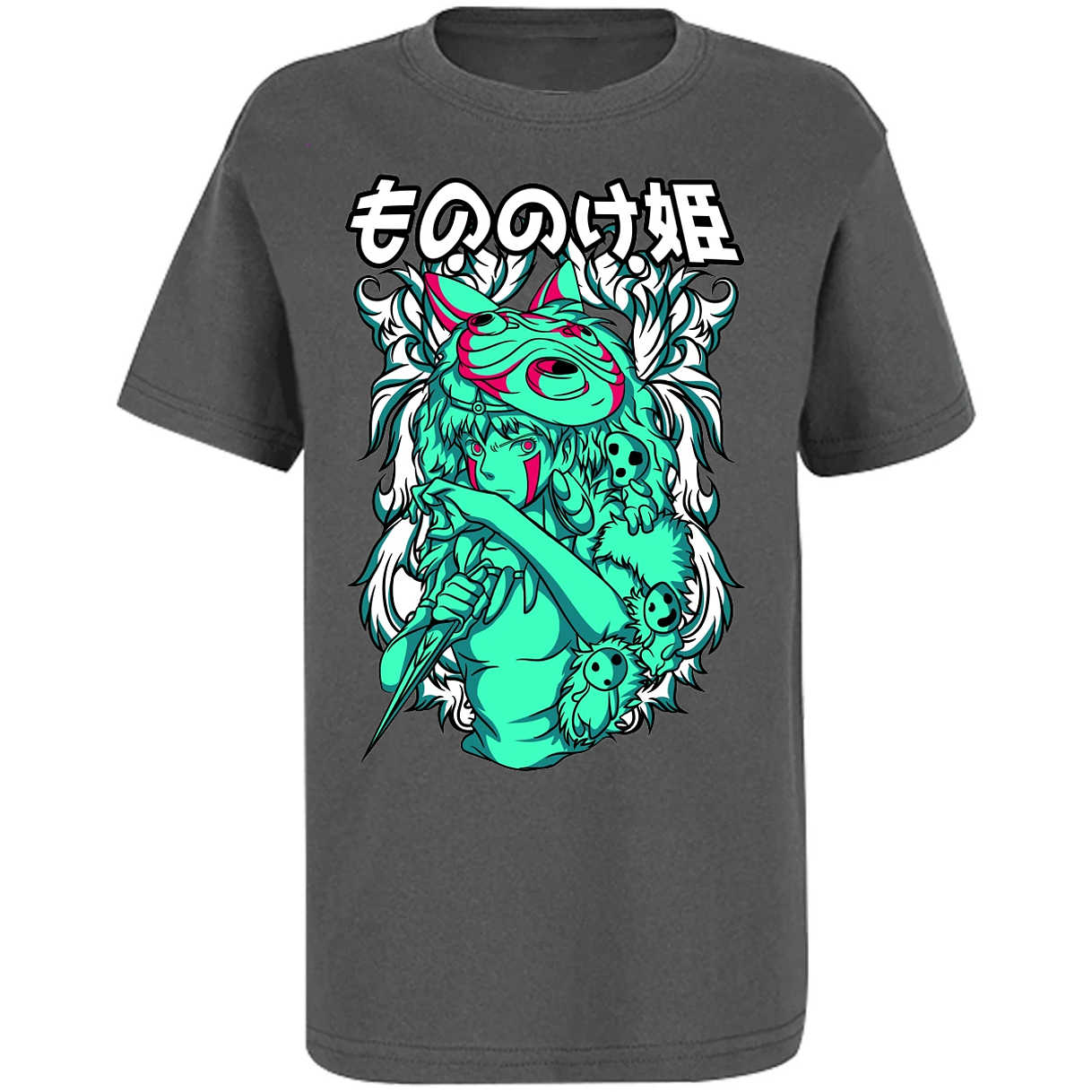 Playera Ghibli Mononoke para Niño 13