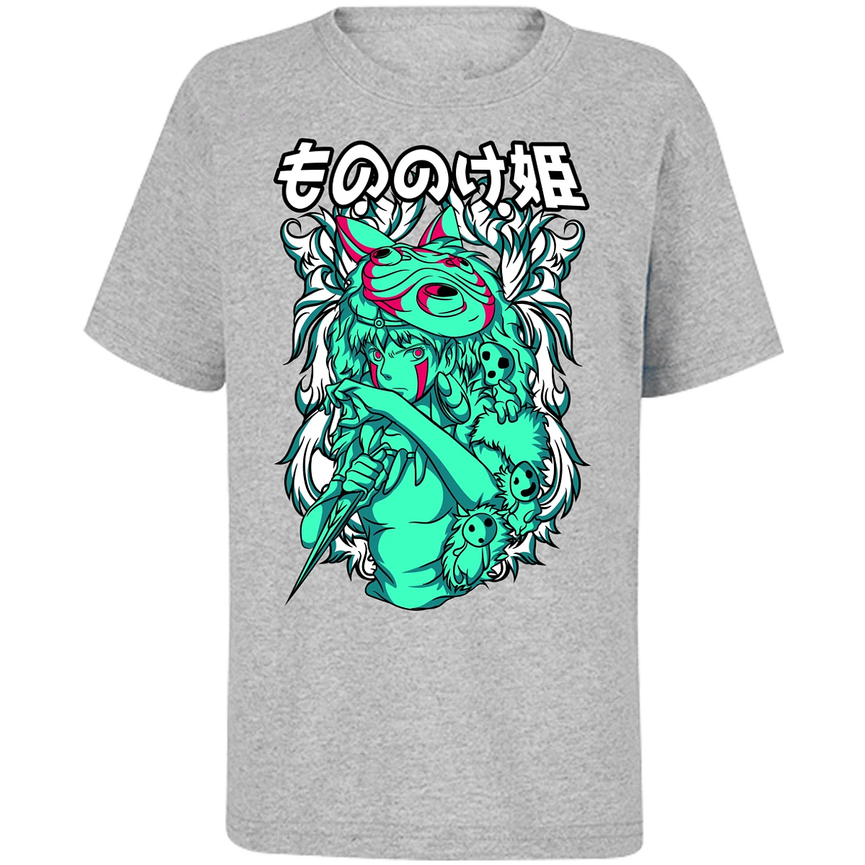 Playera Ghibli Mononoke para Niño 15