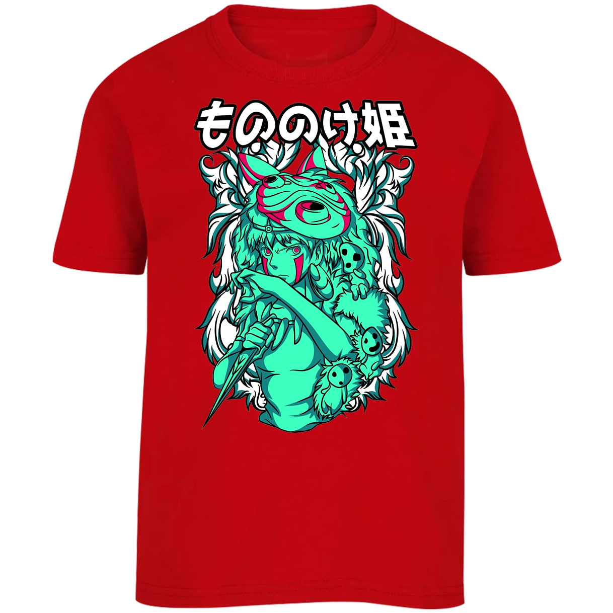 Playera Ghibli Mononoke para Niño 9