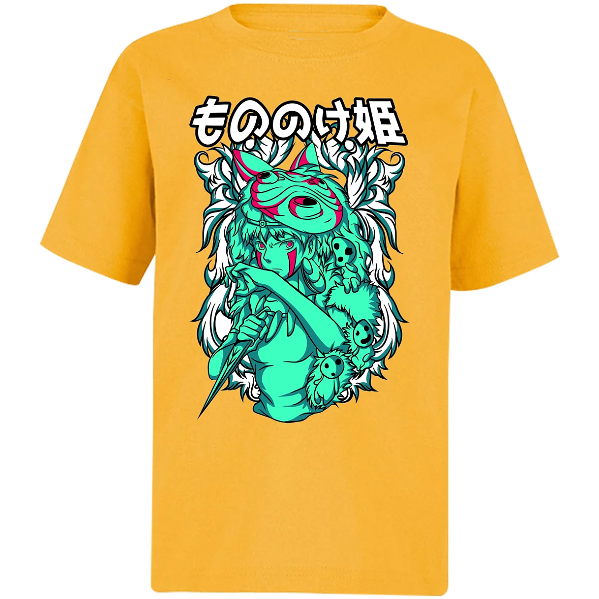 Playera Ghibli Mononoke para Niño 3