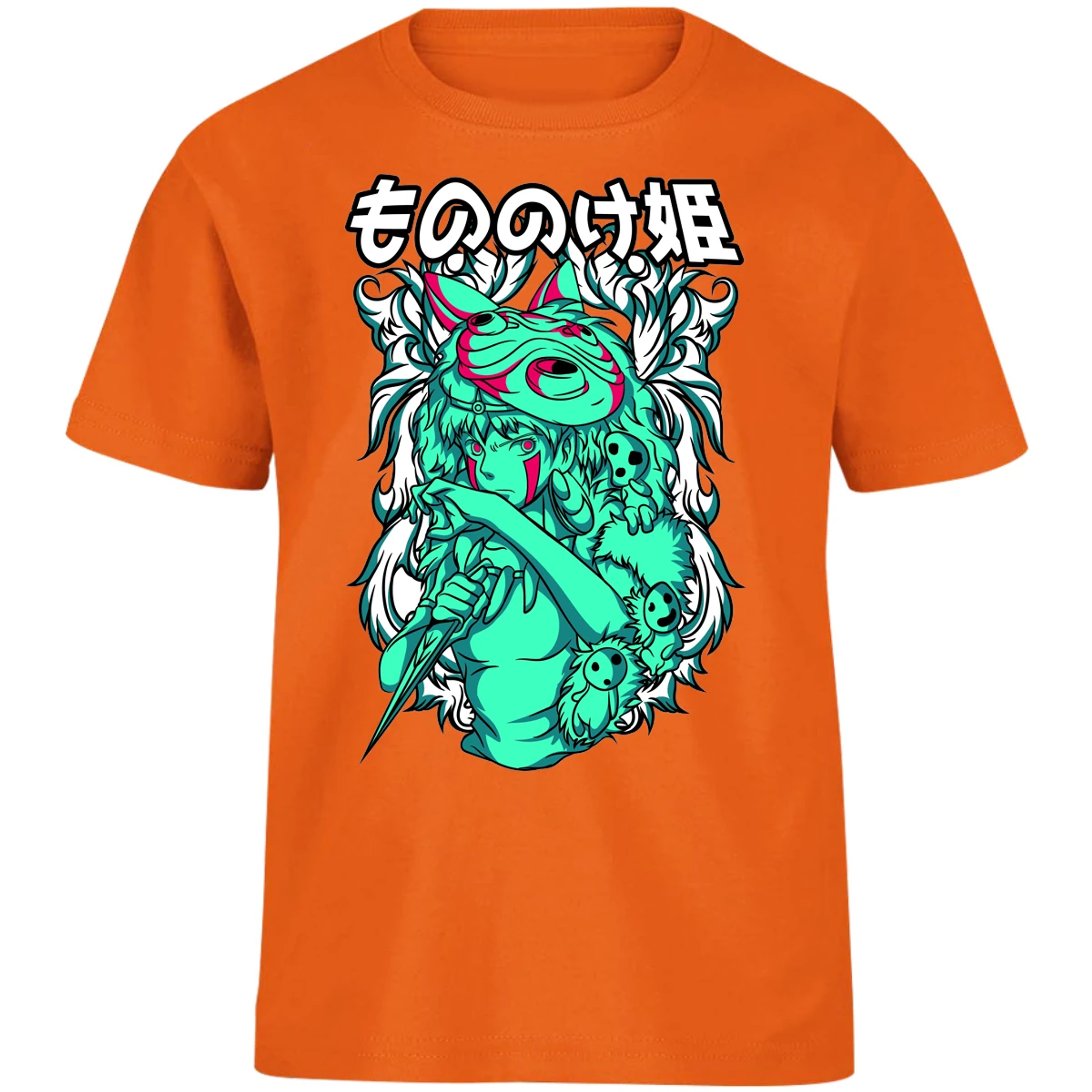 Playera Ghibli Mononoke para Niño 8