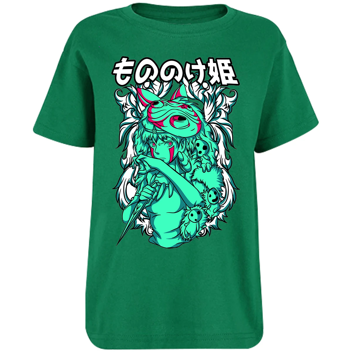 Playera Ghibli Mononoke para Niño 10