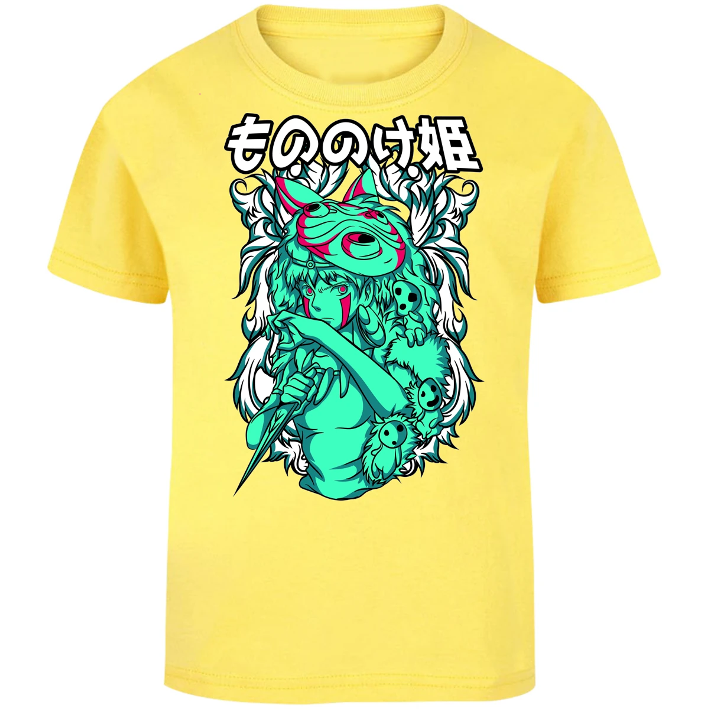 Playera Ghibli Mononoke para Niño 11