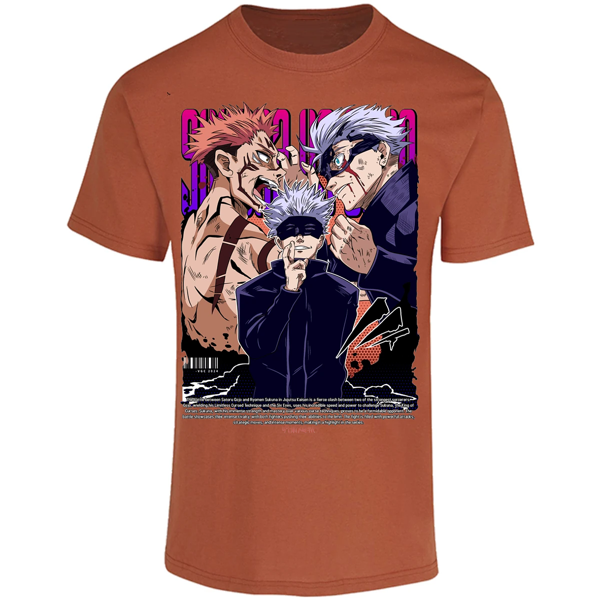 Playera Jujutsu Kaisen Anime Gojo Sukuna para Adulto 9