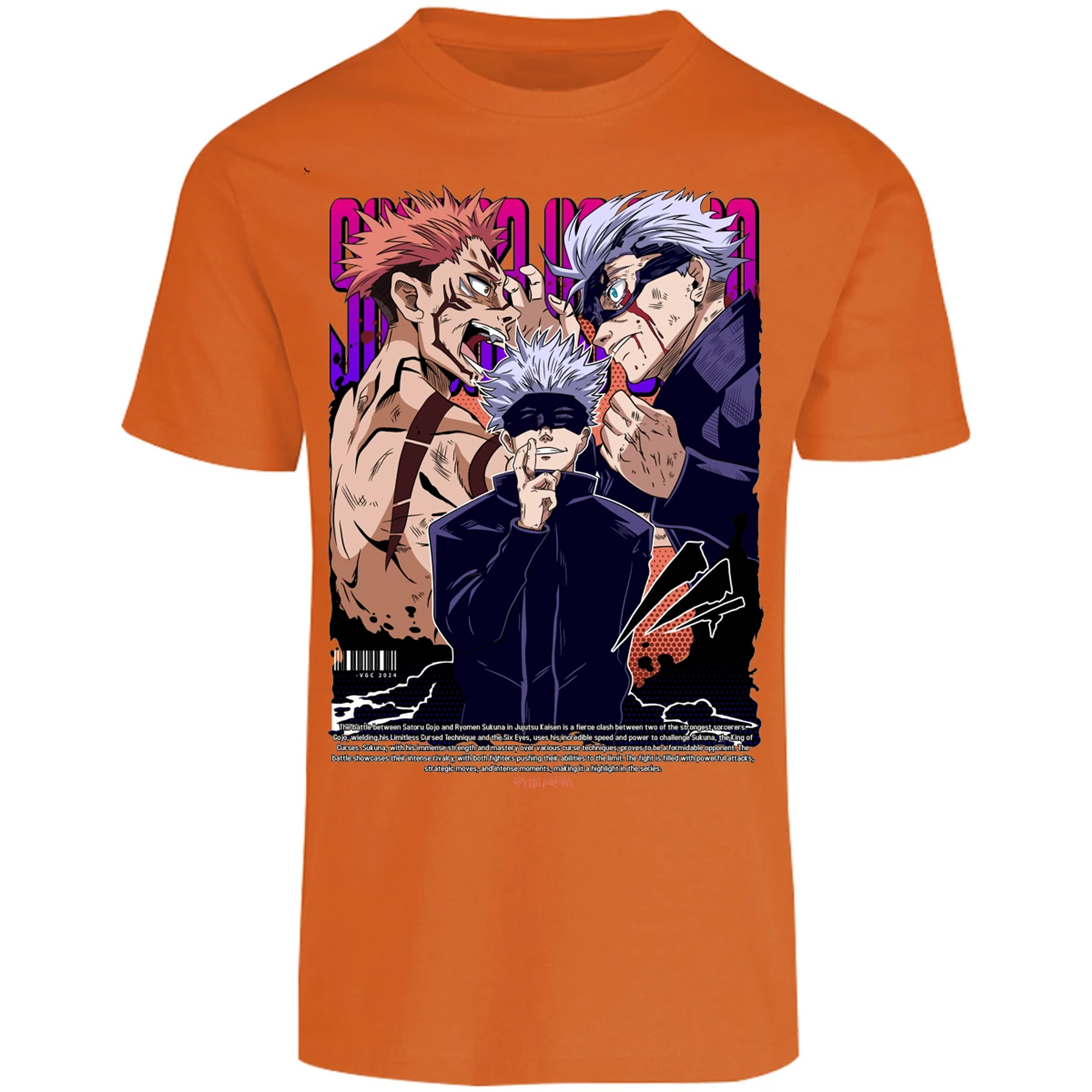 Playera Jujutsu Kaisen Anime Gojo Sukuna para Adulto 12
