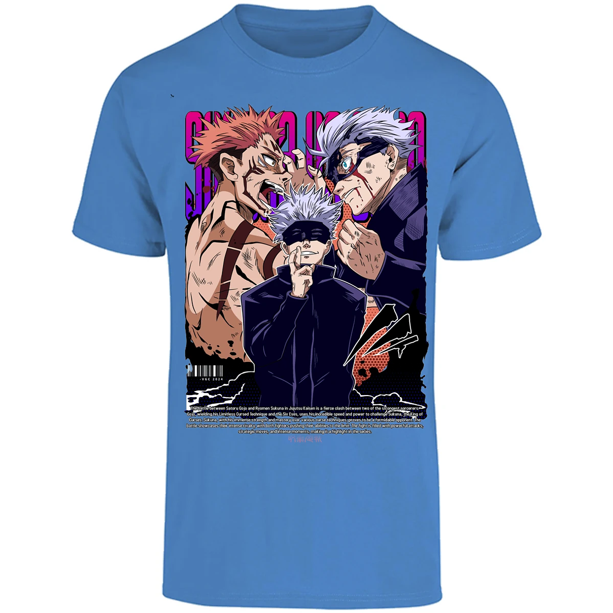 Playera Jujutsu Kaisen Anime Gojo Sukuna para Adulto 18