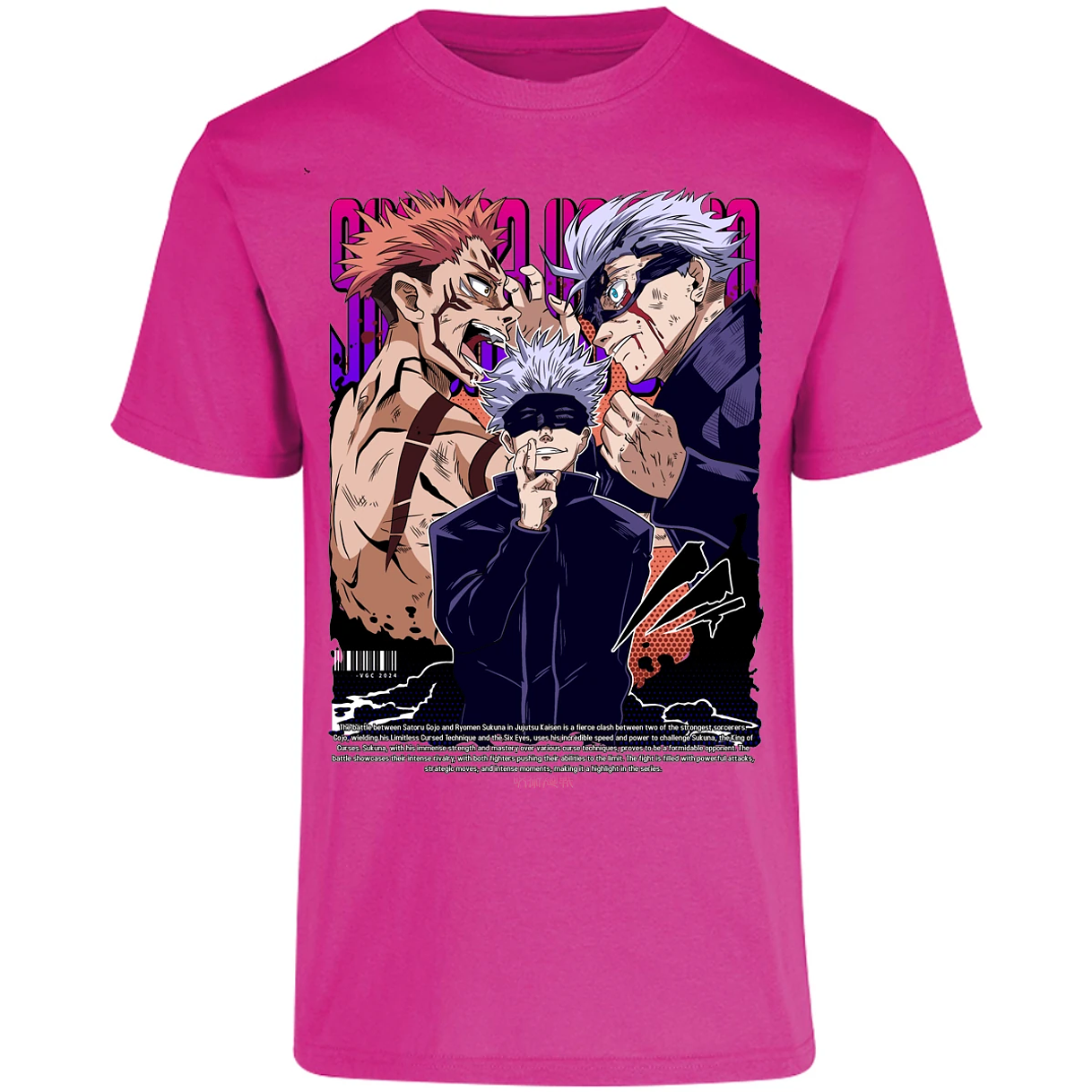 Playera Jujutsu Kaisen Anime Gojo Sukuna para Adulto 25