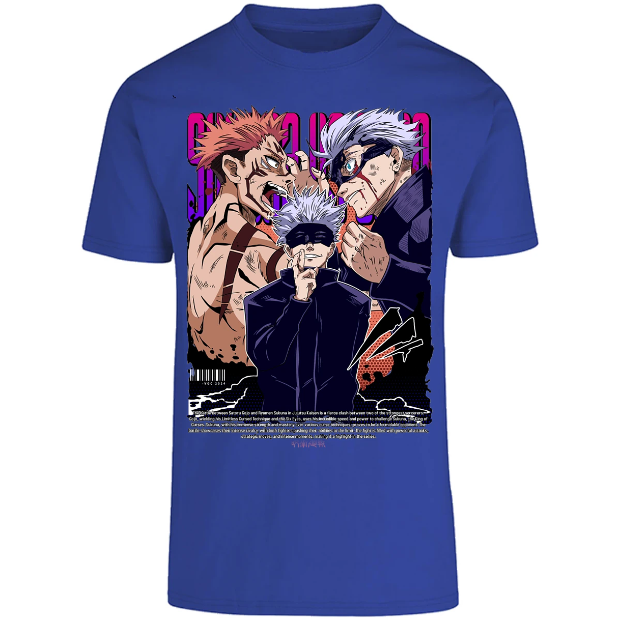 Playera Jujutsu Kaisen Anime Gojo Sukuna para Adulto 27